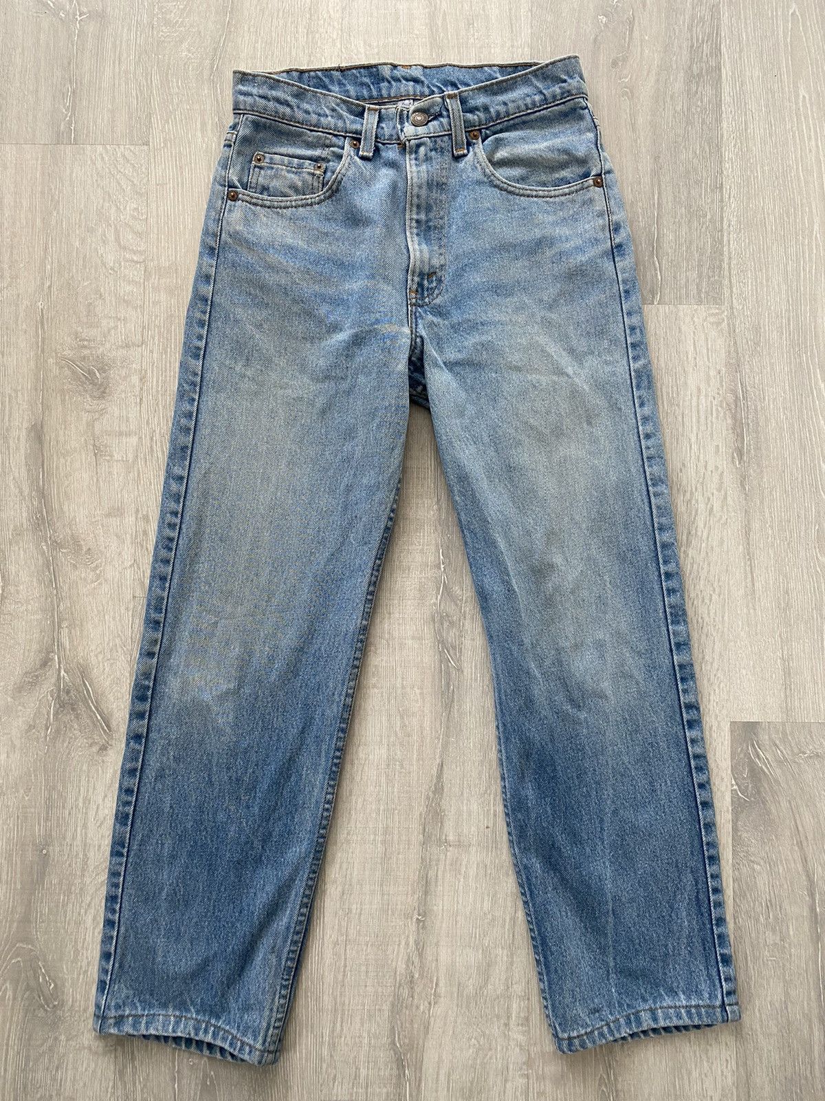 Levi's × Vintage 90s Levi’s 505 vintage baby blue jeans made in USA denim Size US 29 - 6 Thumbnail