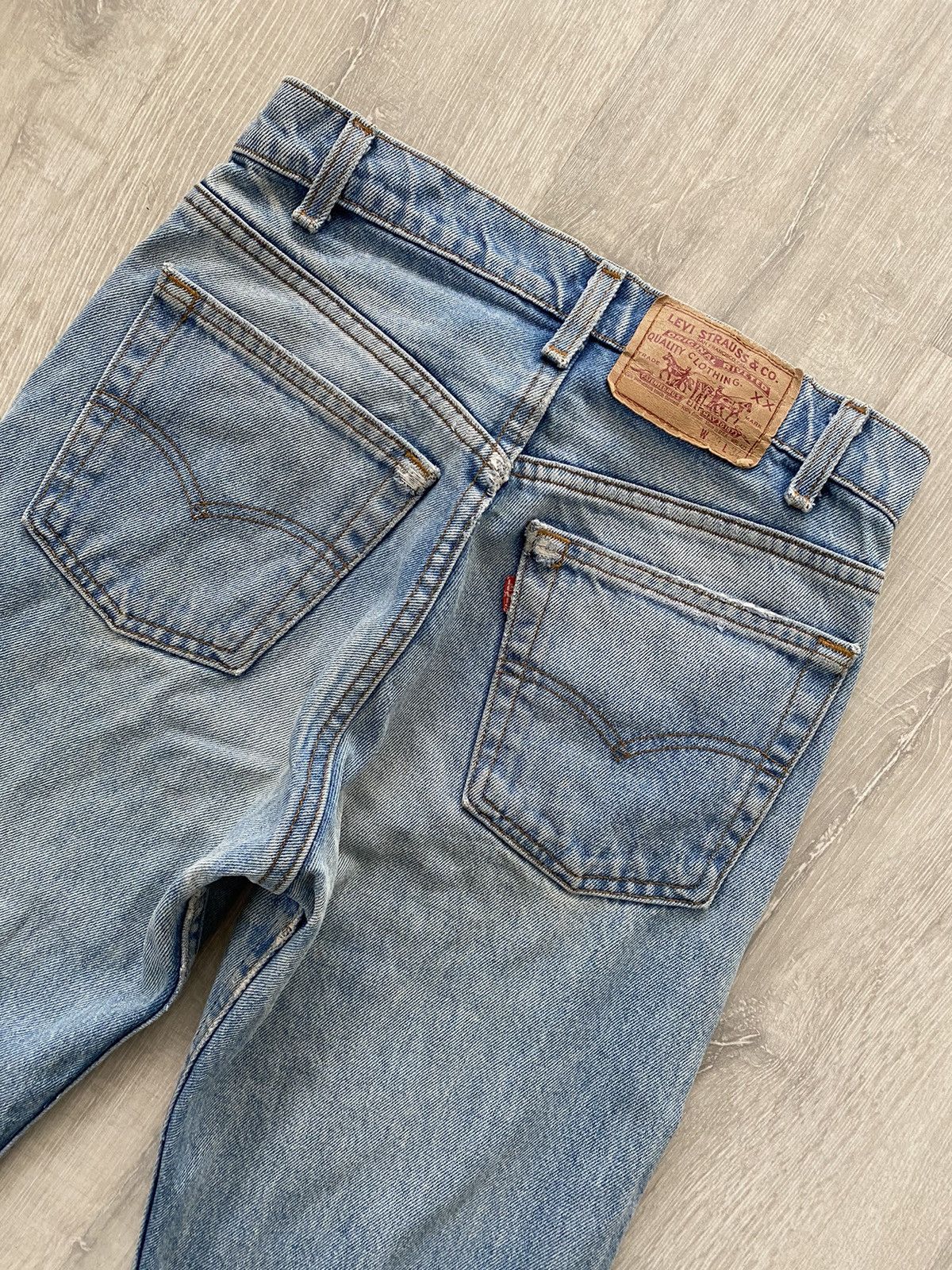 Levi's × Vintage 90s Levi’s 505 vintage baby blue jeans made in USA denim Size US 29 - 2 Thumbnail