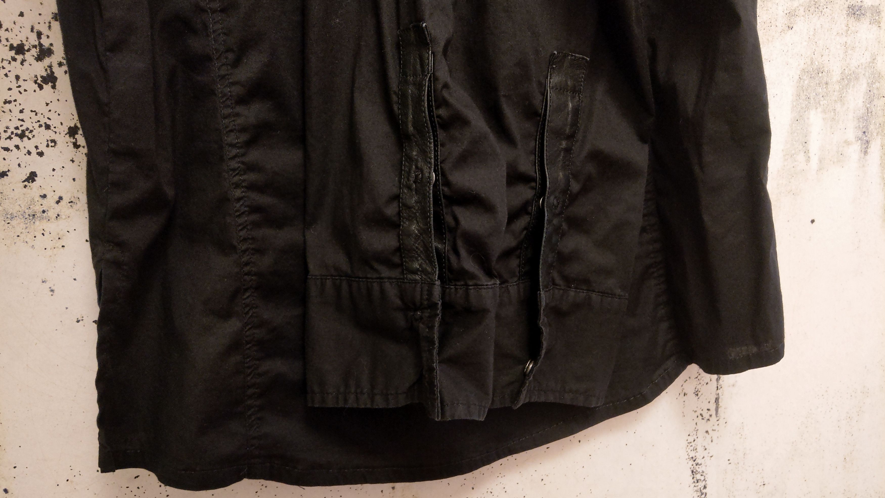 Dirk Bikkembergs Leather Goth Shirt 2012 Size US XL / EU 56 / 4 - 5 Thumbnail