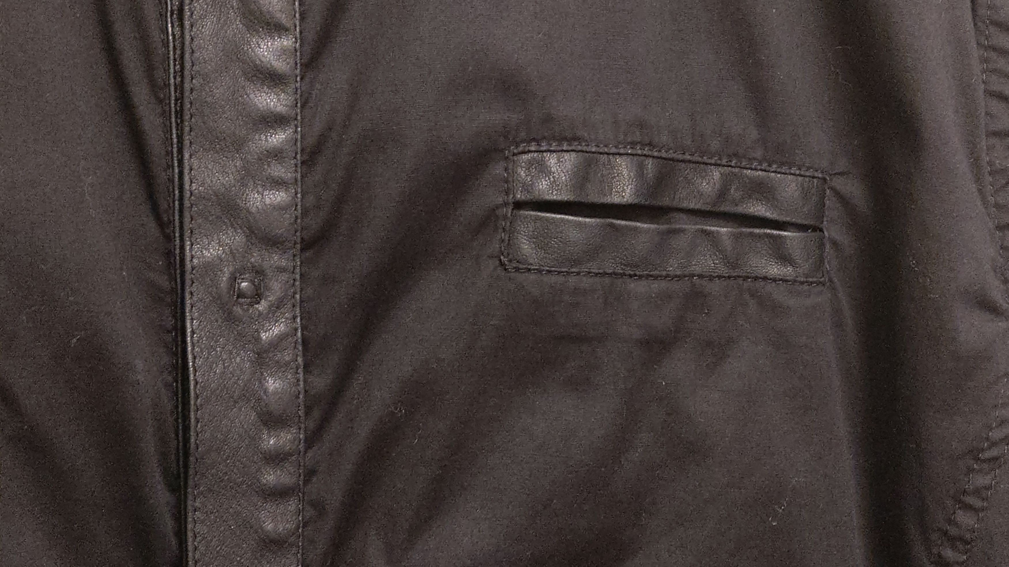 Dirk Bikkembergs Leather Goth Shirt 2012 Size US XL / EU 56 / 4 - 2 Thumbnail
