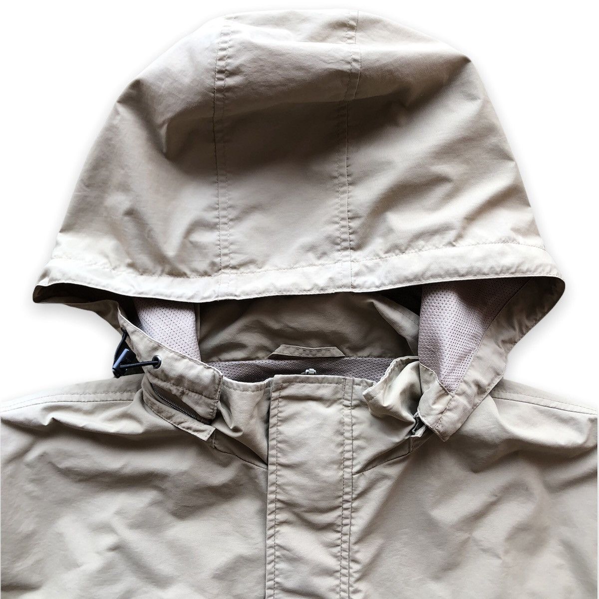 Uniqlo Vintage 90's Uniqlo Windbreaker Jacket Hoodie Nude Colour Size US XL / EU 56 / 4 - 2 Thumbnail