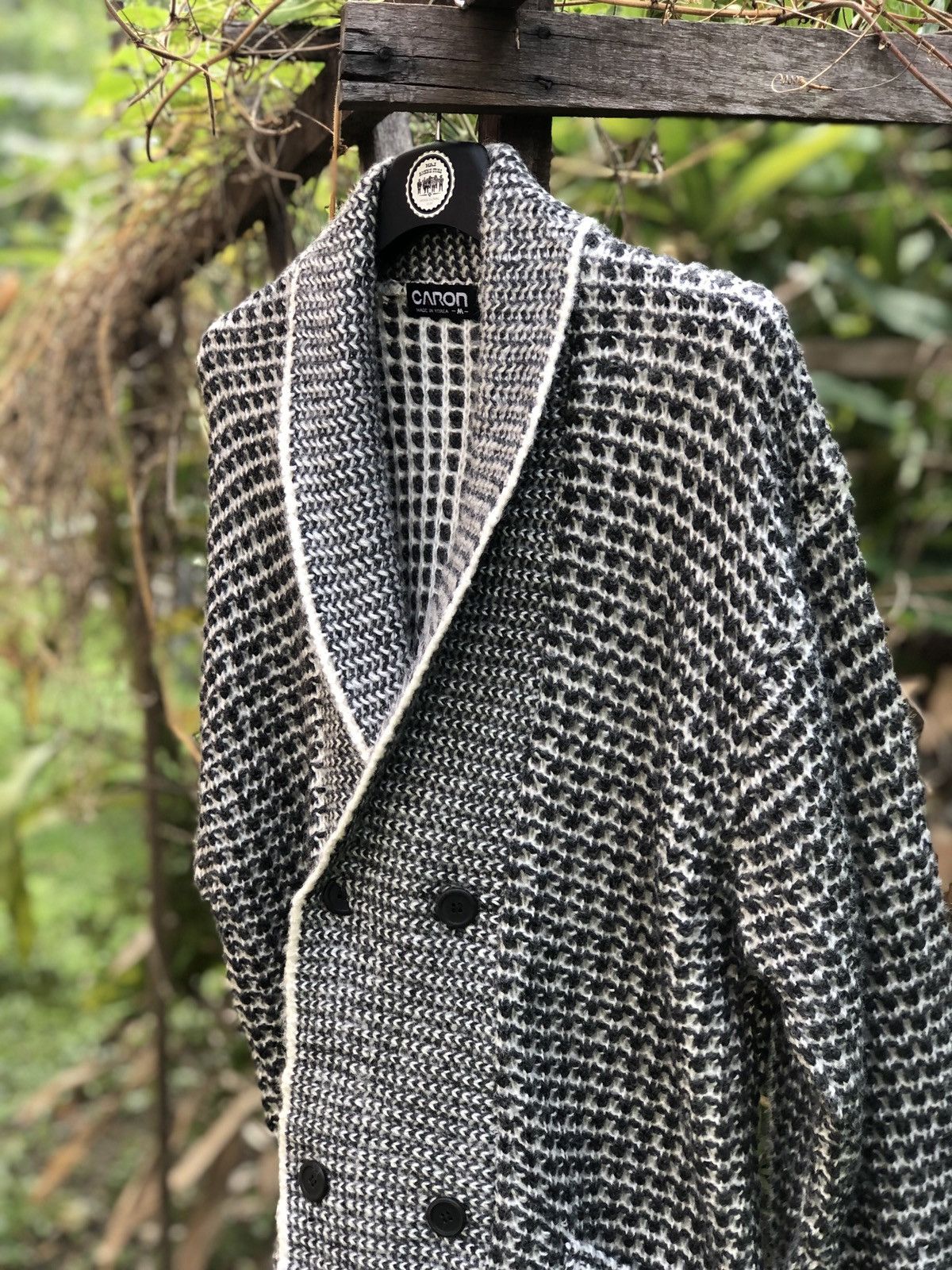 Aran Isles Knitwear Vintage 90's Knit Cardigan Double Button Jacket Size US M / EU 48-50 / 2 - 2 Thumbnail