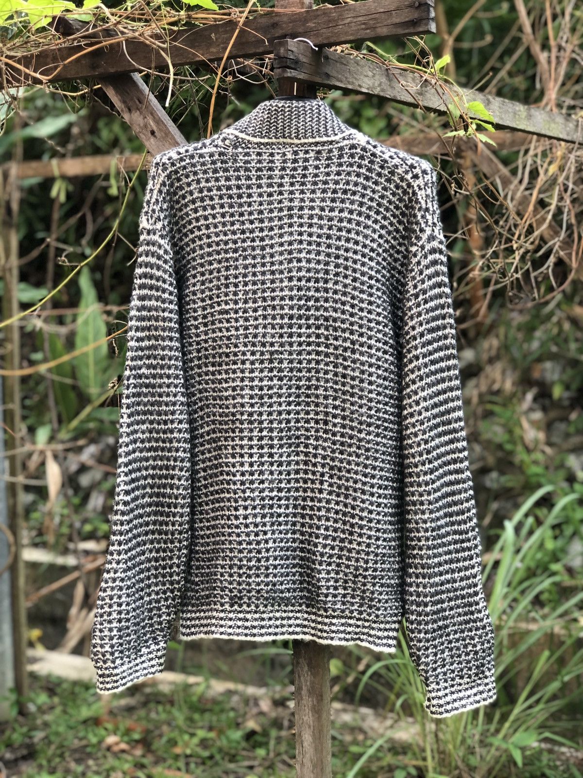 Aran Isles Knitwear Vintage 90's Knit Cardigan Double Button Jacket Size US M / EU 48-50 / 2 - 5 Thumbnail