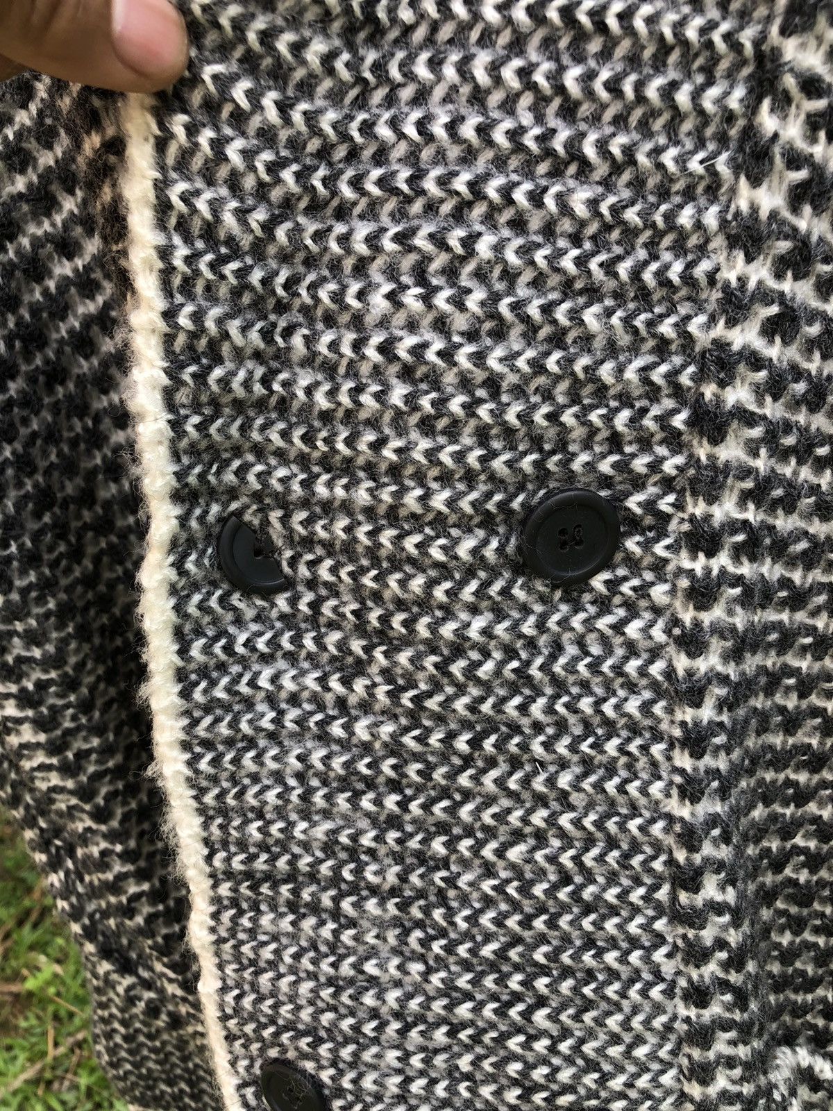 Aran Isles Knitwear Vintage 90's Knit Cardigan Double Button Jacket Size US M / EU 48-50 / 2 - 9 Thumbnail