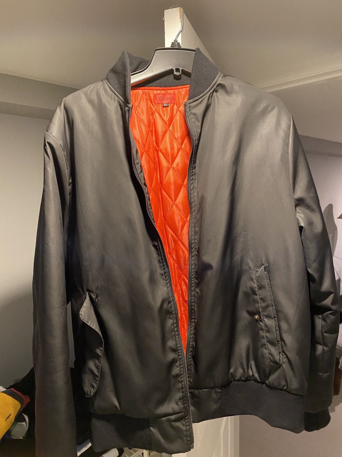 Killion Killion MA-1 Bomber Jacket Black Size US XL / EU 56 / 4 - 1 Thumbnail