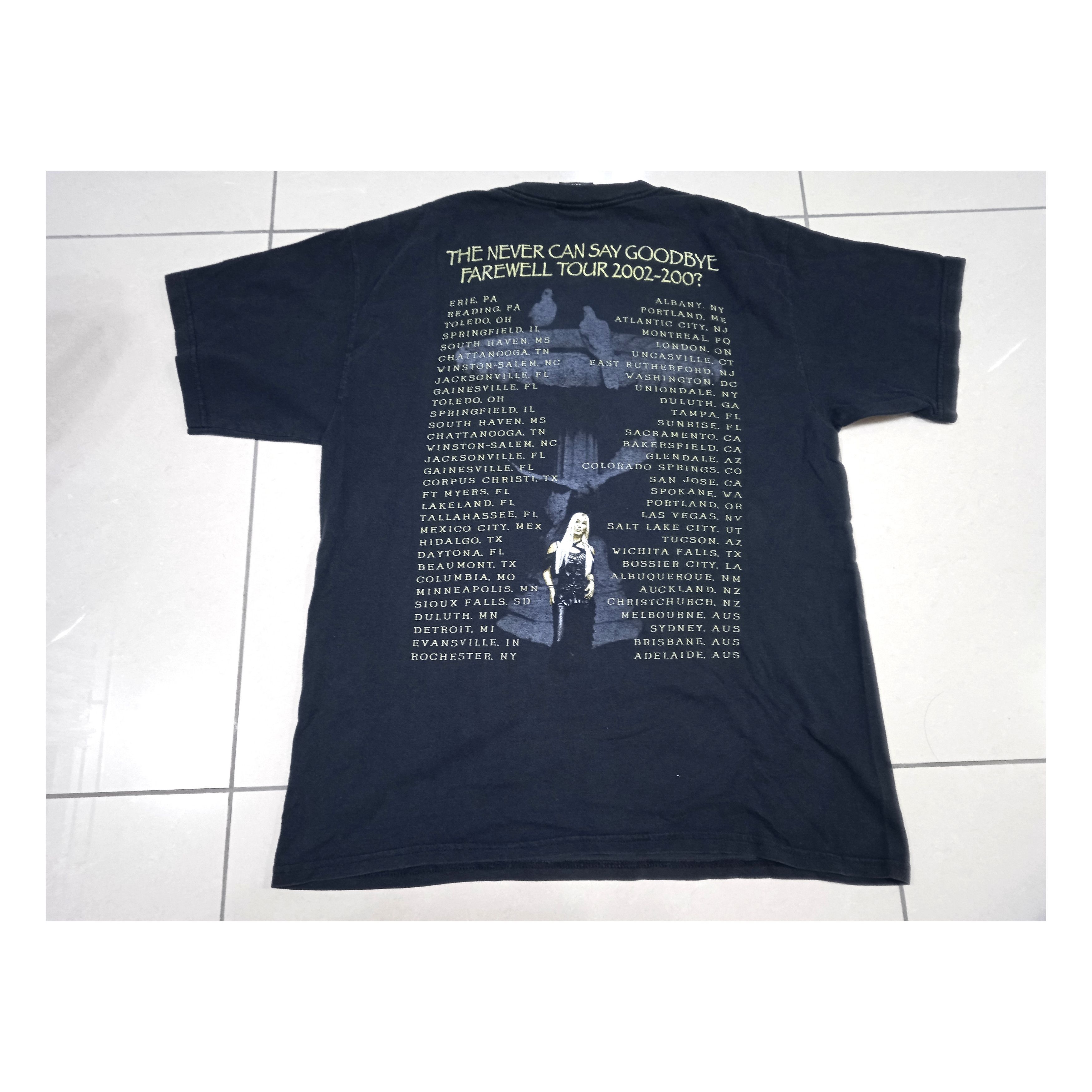 Band Tees Vintage 00s Cher Tour T-Shirt Size US L / EU 52-54 / 3 - 2 Thumbnail