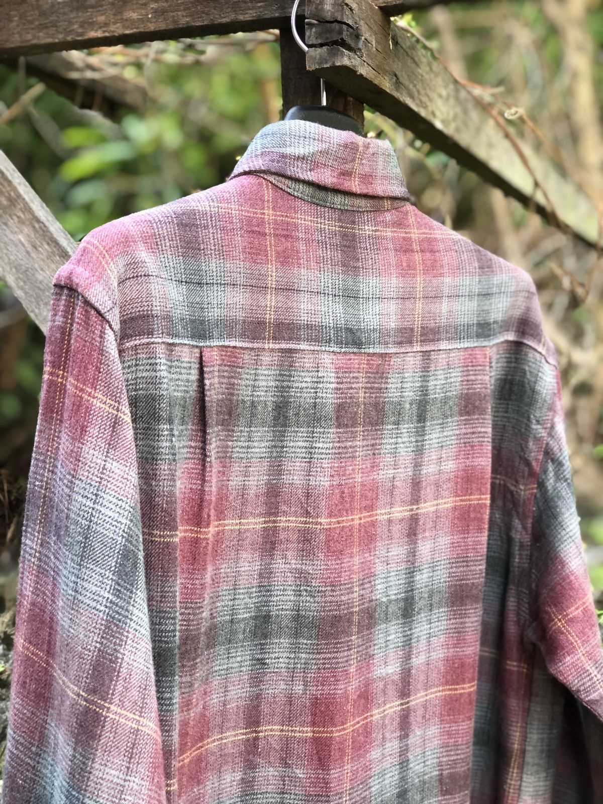 Flannel Vintage 80's Sears Flap Pocket Rockabilly Style Flannel Size US L / EU 52-54 / 3 - 5 Thumbnail