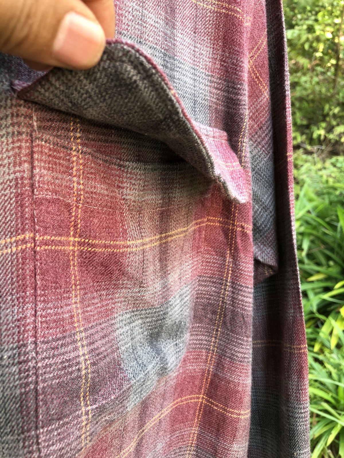 Flannel Vintage 80's Sears Flap Pocket Rockabilly Style Flannel Size US L / EU 52-54 / 3 - 8 Thumbnail