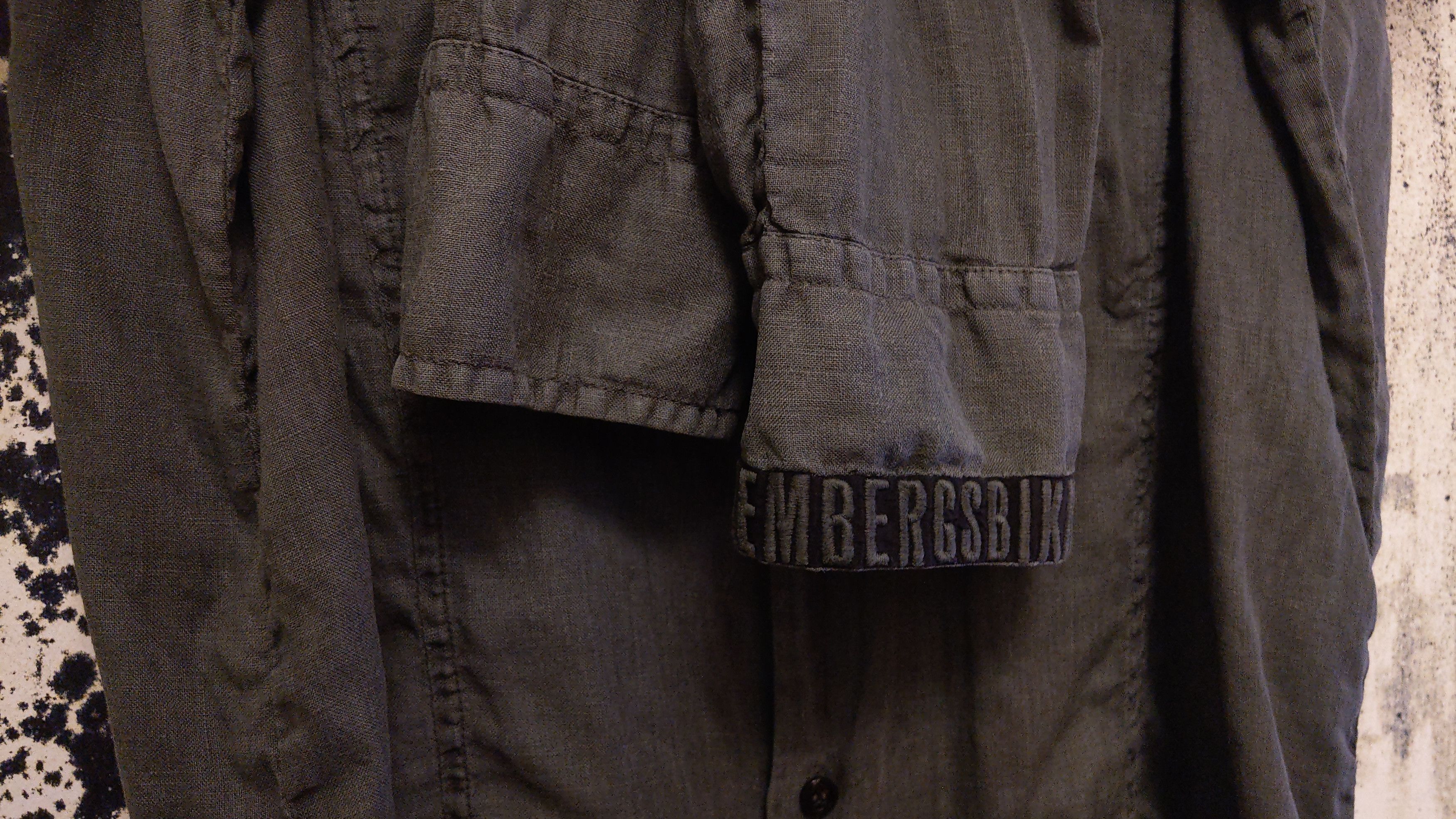 Dirk Bikkembergs 100% Linen Goth Shirt 2010 Size US L / EU 52-54 / 3 - 2 Thumbnail