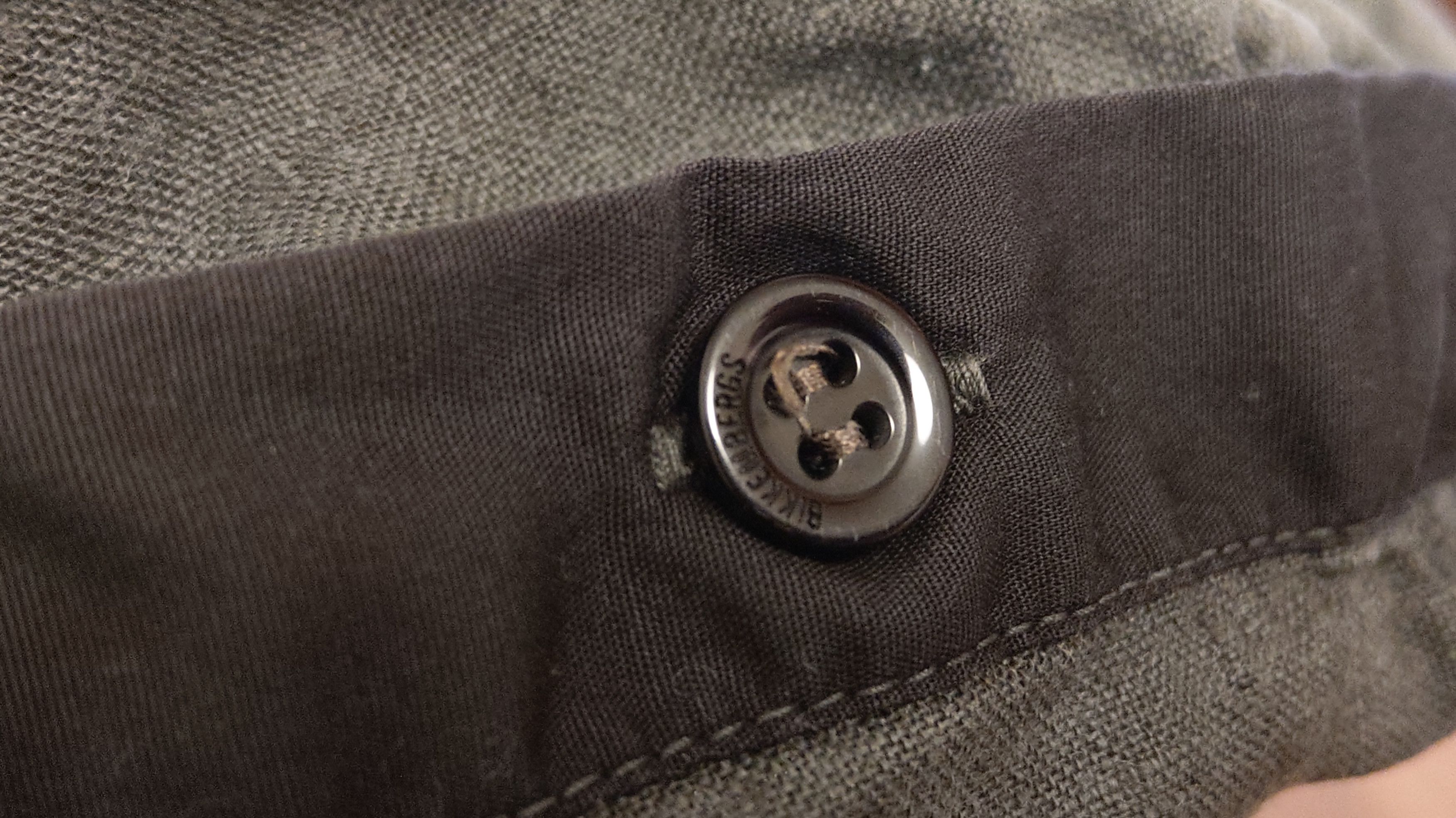 Dirk Bikkembergs 100% Linen Goth Shirt 2010 Size US L / EU 52-54 / 3 - 10 Thumbnail