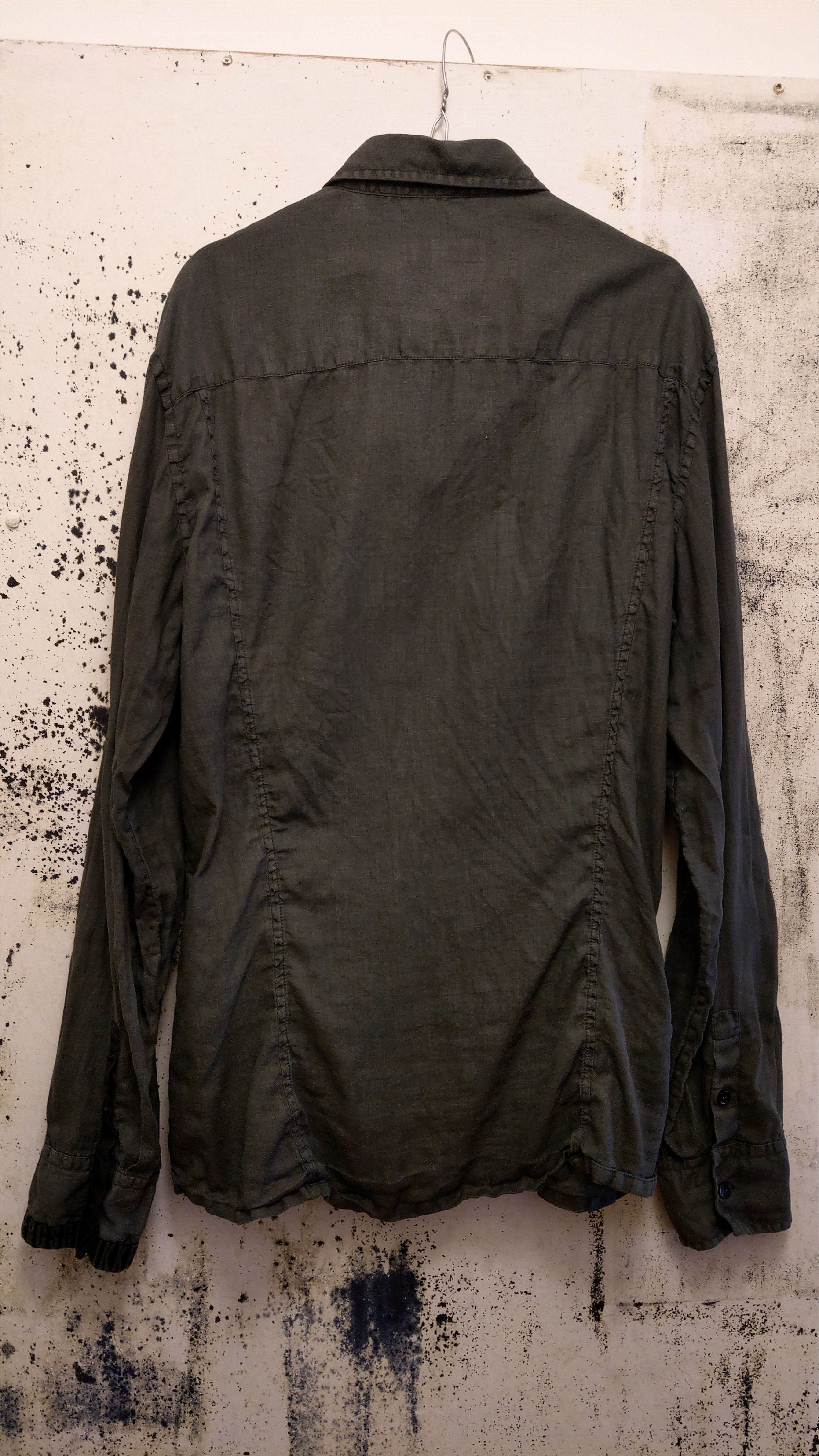 Dirk Bikkembergs 100% Linen Goth Shirt 2010 Size US L / EU 52-54 / 3 - 5 Thumbnail