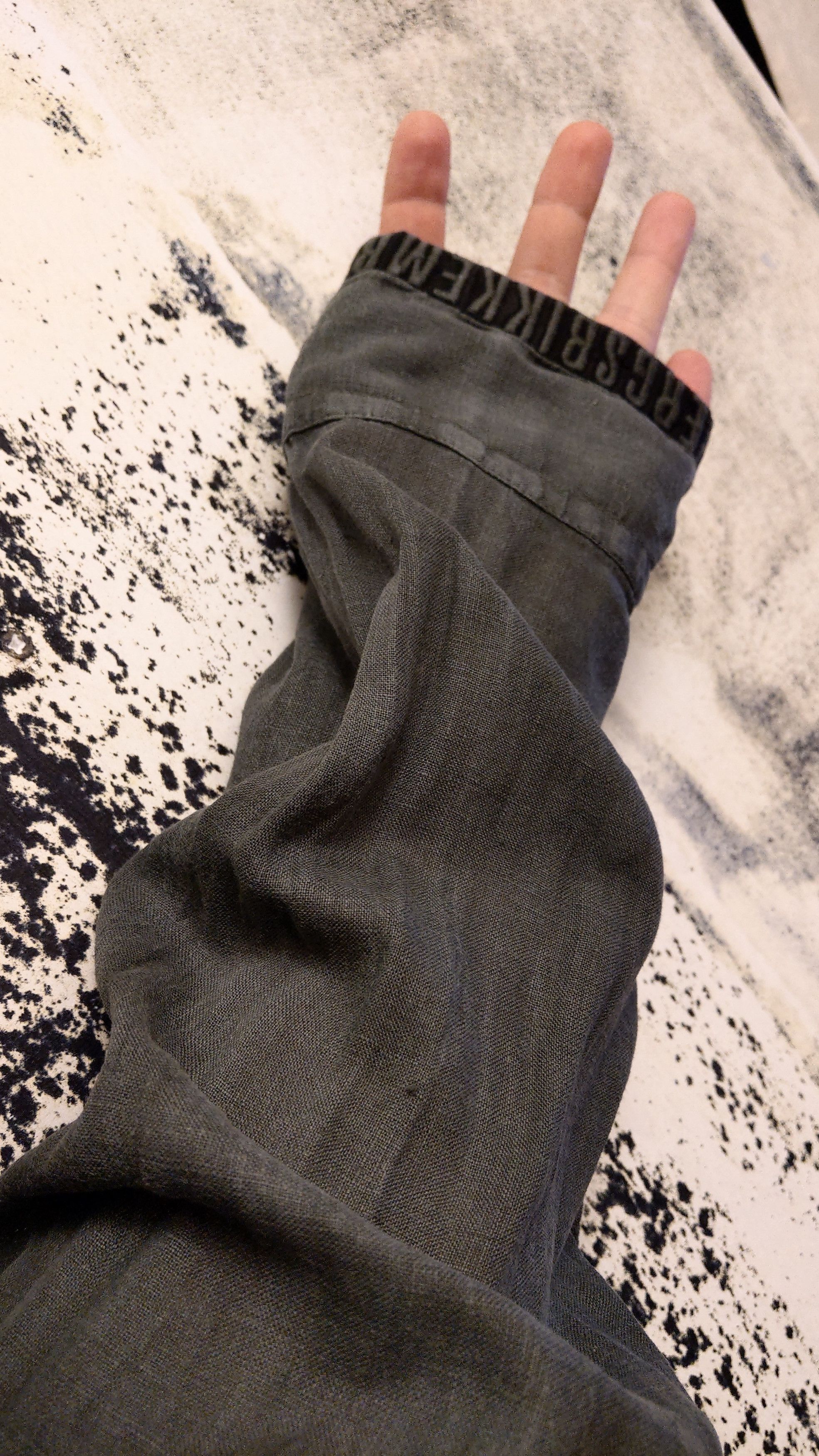 Dirk Bikkembergs 100% Linen Goth Shirt 2010 Size US L / EU 52-54 / 3 - 9 Thumbnail