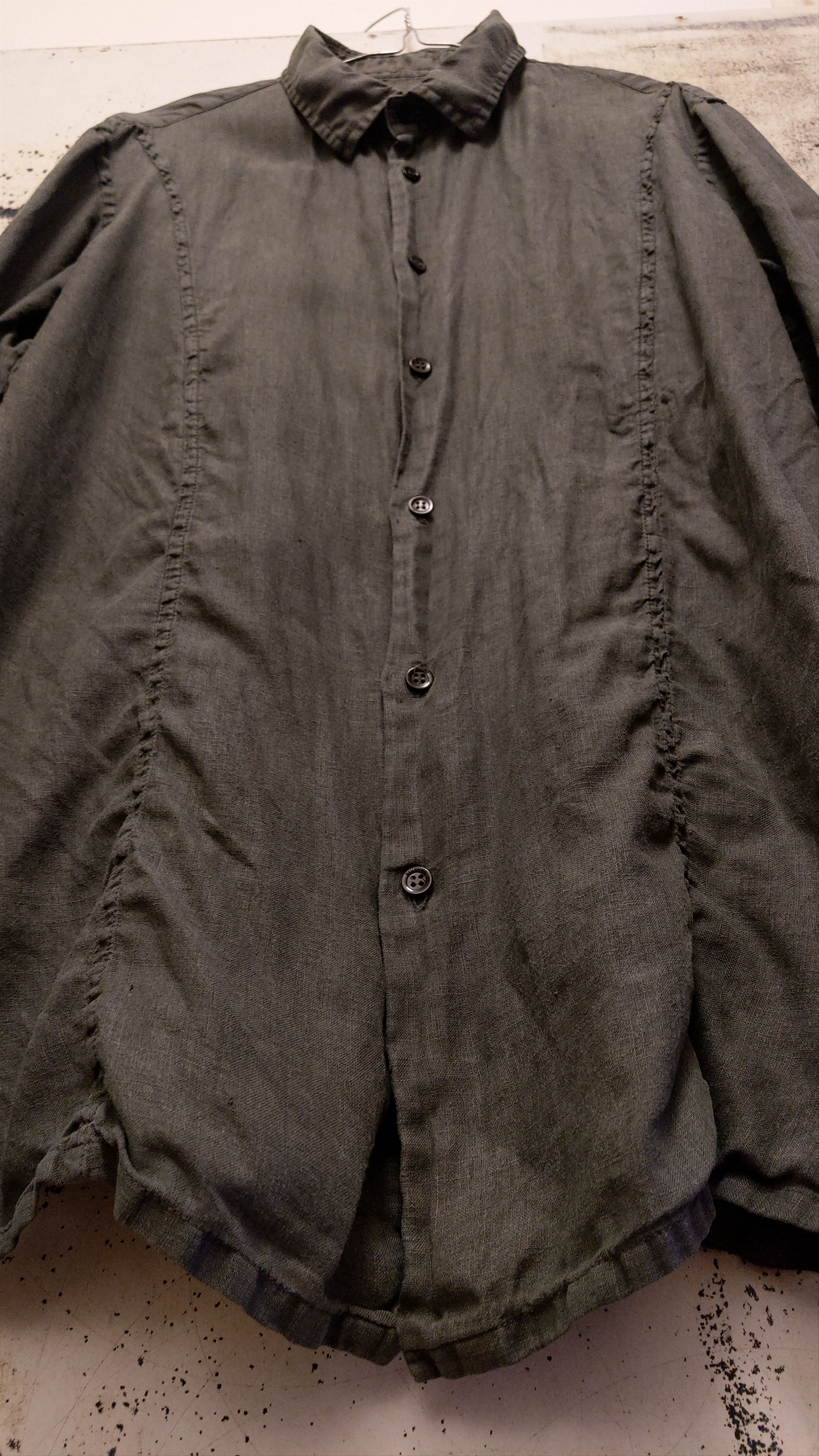 Dirk Bikkembergs 100% Linen Goth Shirt 2010 Size US L / EU 52-54 / 3 - 3 Thumbnail