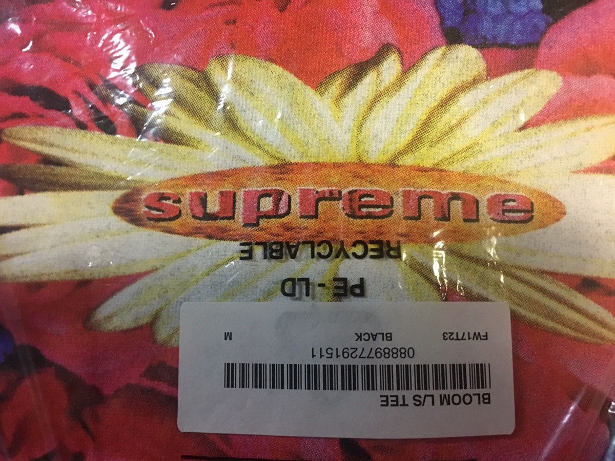Supreme × Vintage Supreme bloom long sleeve tee box motion logo FW17 Size US M / EU 48-50 / 2 - 3 Thumbnail