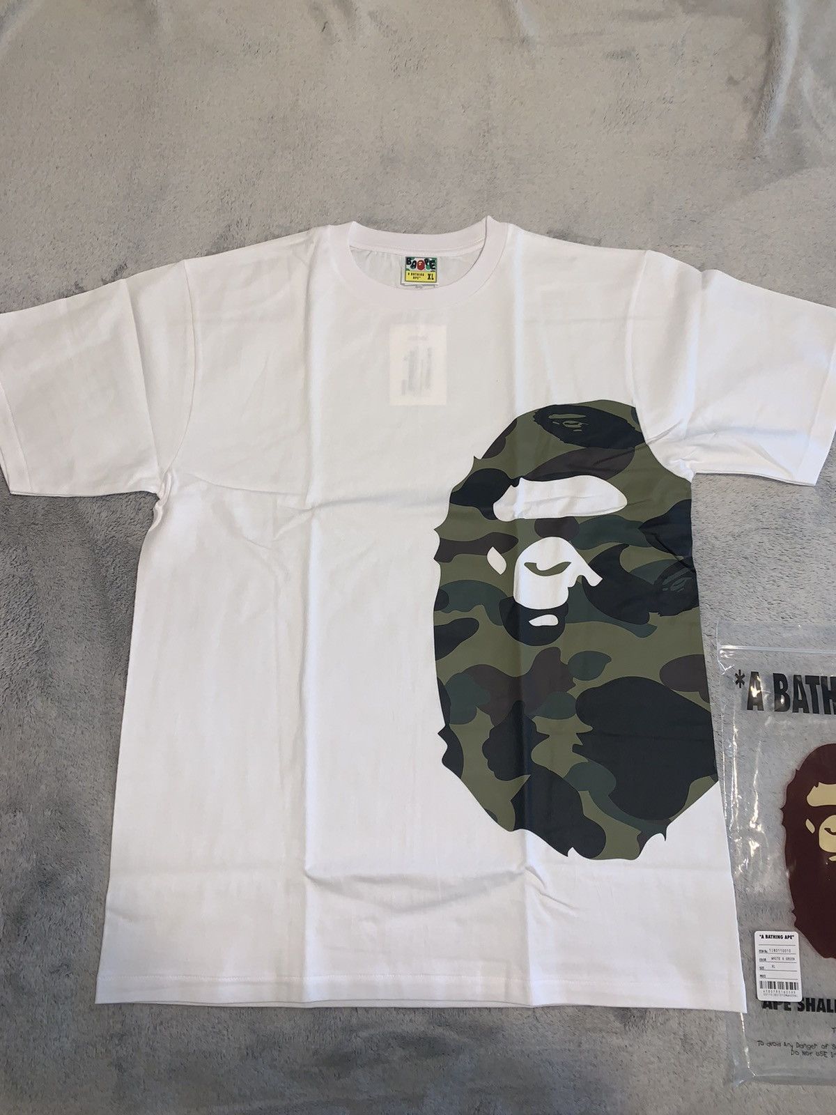 Bape BAPE 1ST CAMO SIDE APE HEAD TEE Size US XL / EU 56 / 4 - 1 Thumbnail