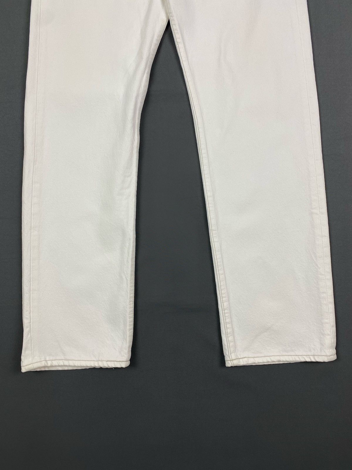 Levi's 1990’s Vintage Levi’s 501 White Denim Jeans Pants Size US 33 - 6 Thumbnail