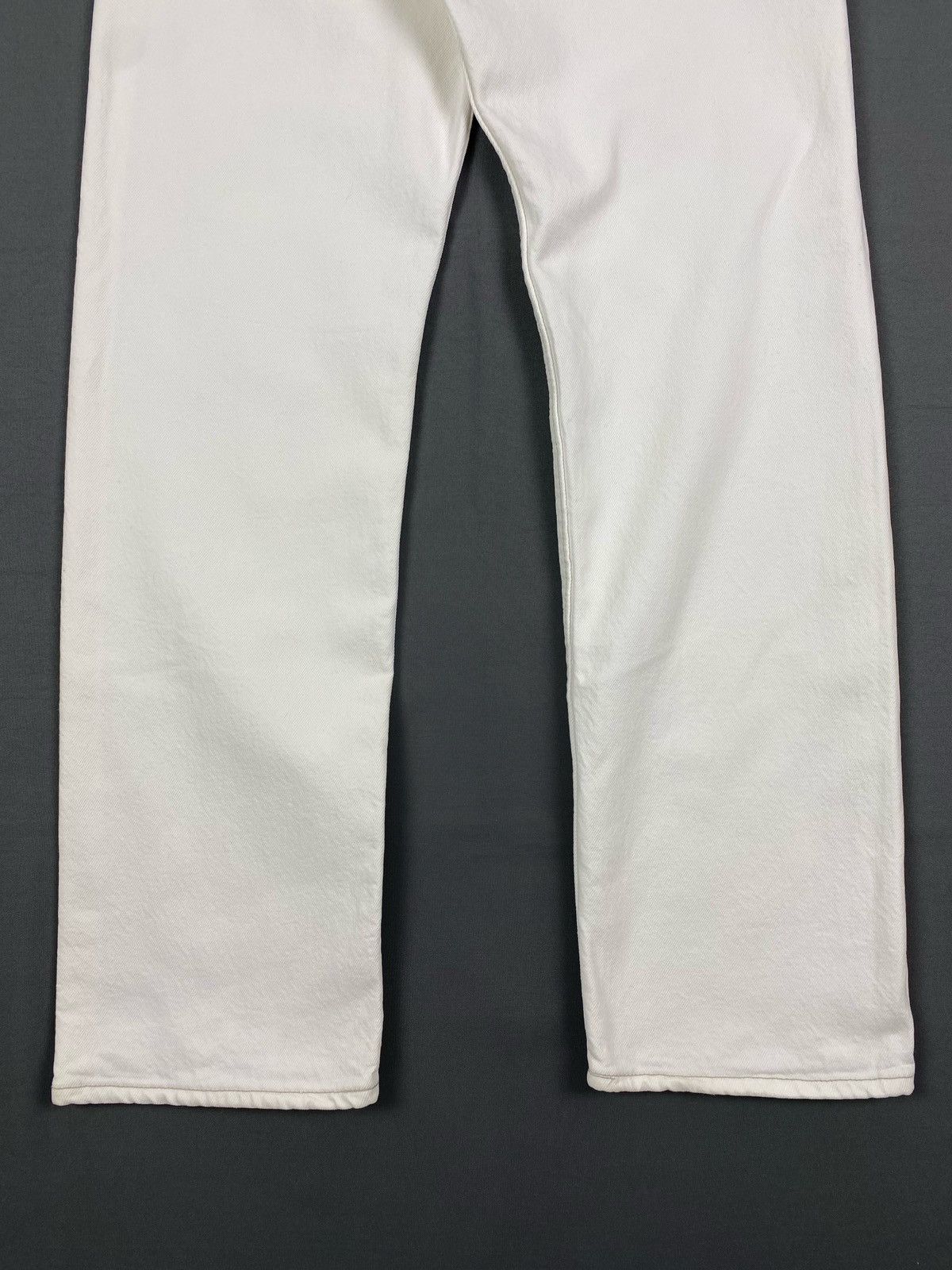 Levi's 1990’s Vintage Levi’s 501 White Denim Jeans Pants Size US 33 - 11 Thumbnail
