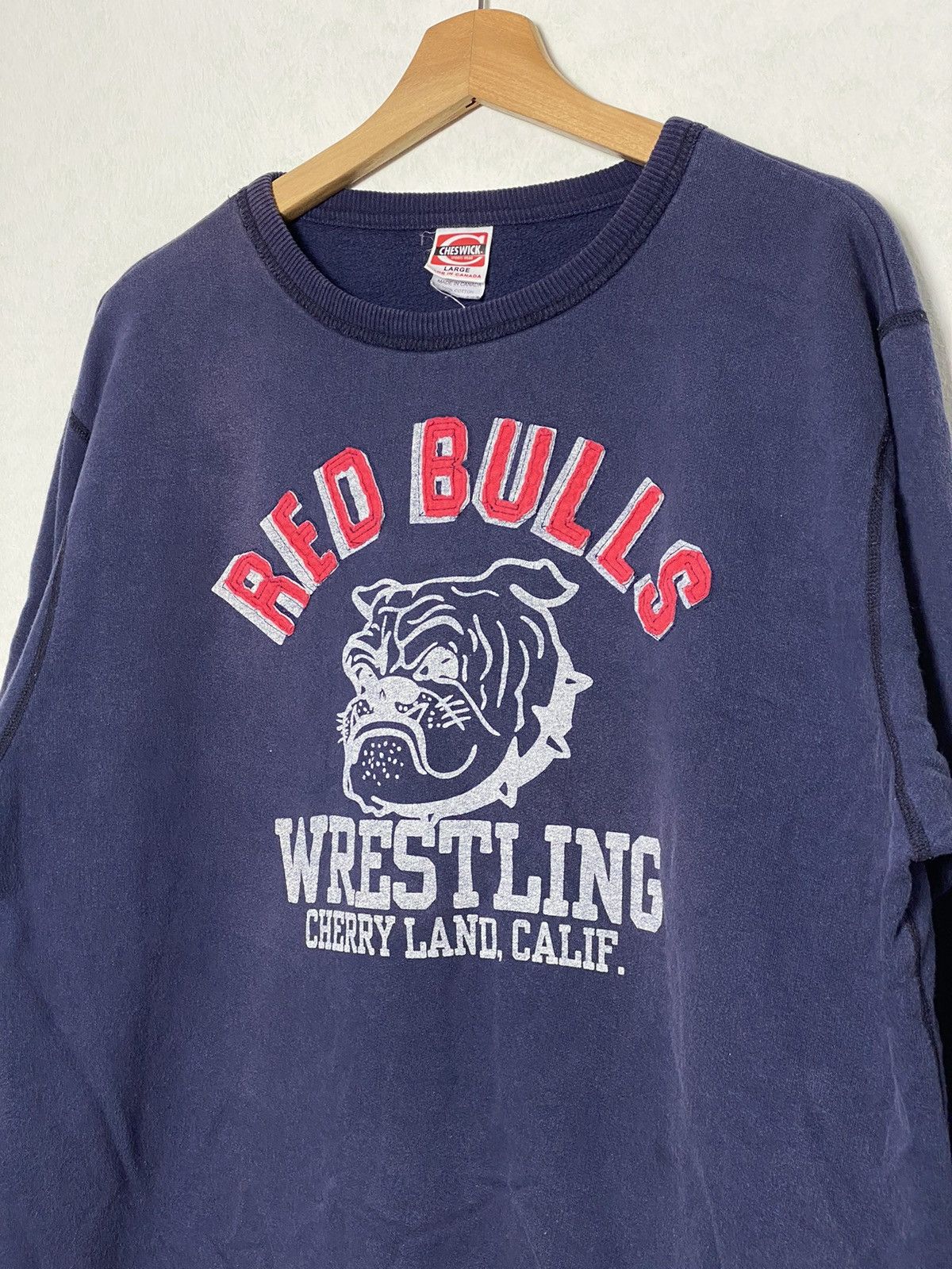 Japanese Brand Vintage Cheswick Sugar Cane Canada Red Bulls Wrestling Size US L / EU 52-54 / 3 - 2 Thumbnail