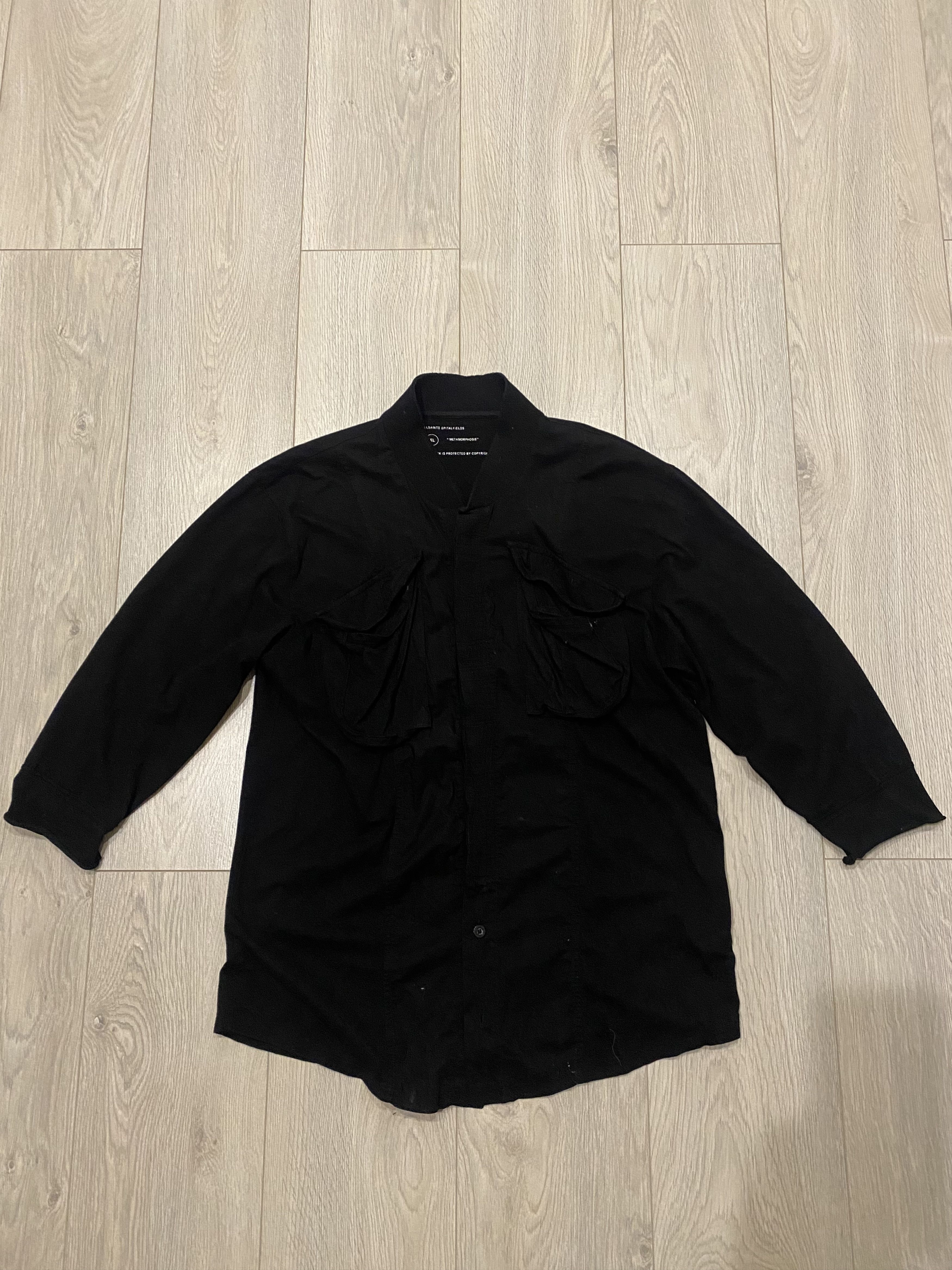 Allsaints Allsaints Metamorphosis 3/4 Sleeve Shirt Slim Fit Size Xl Size US XL / EU 56 / 4 - 1 Thumbnail