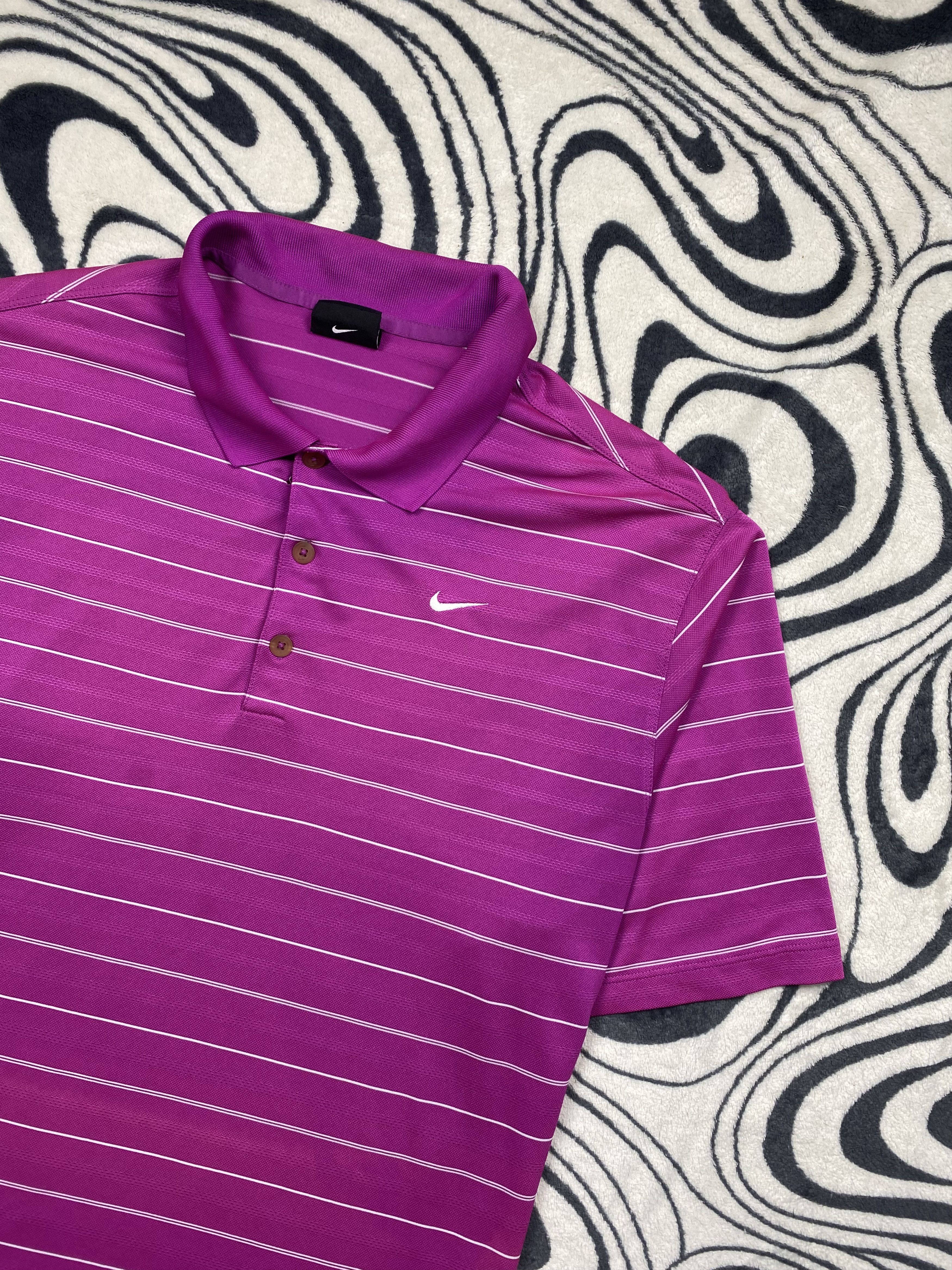 Nike Nike Golf Mens Polo Shirt Dri Fit Y2K Size US L / EU 52-54 / 3 - 2 Thumbnail