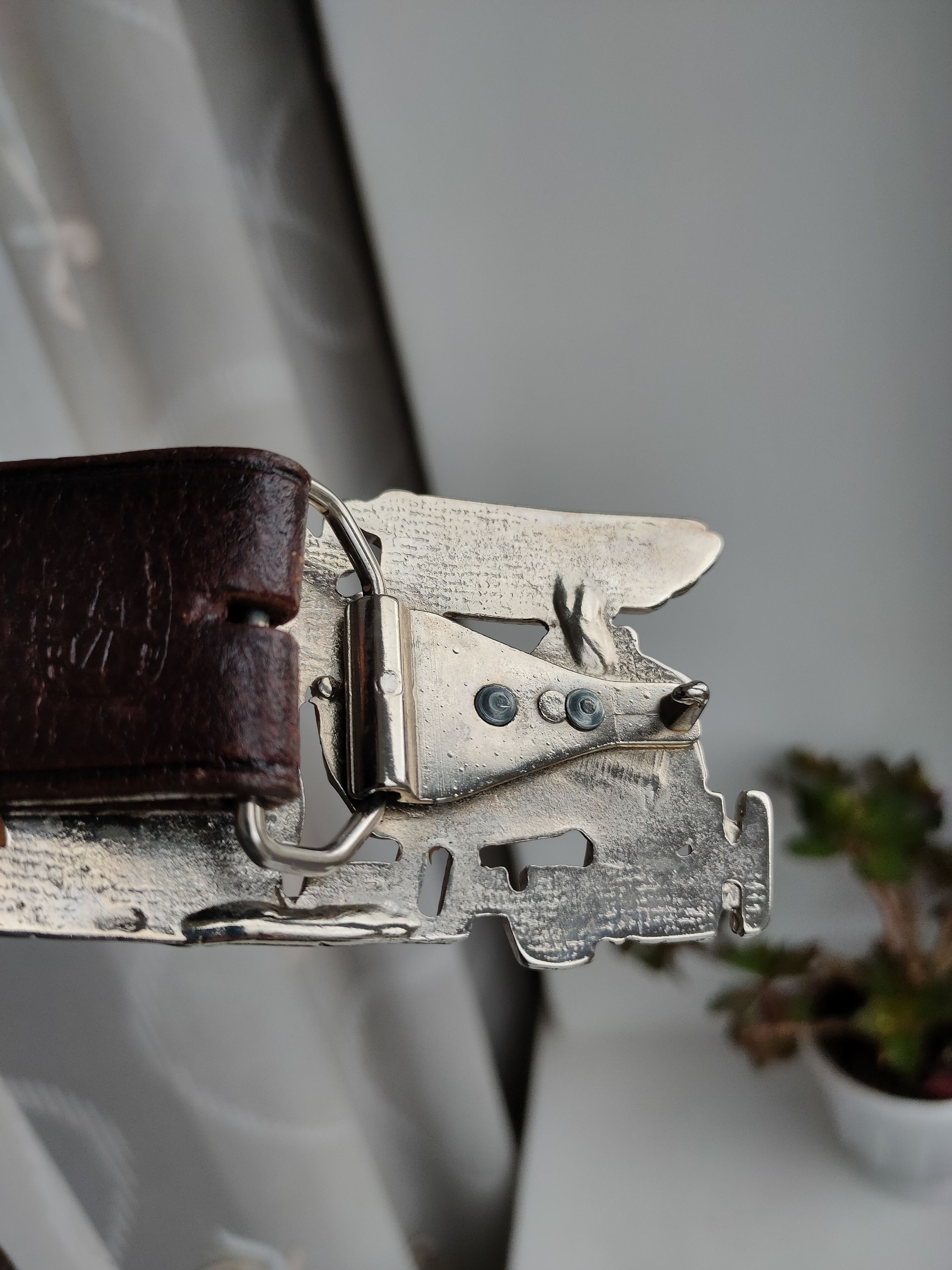 Harley Davidson Harley Davidson leather belt buckle HD motorcycle racing Size ONE SIZE - 5 Thumbnail
