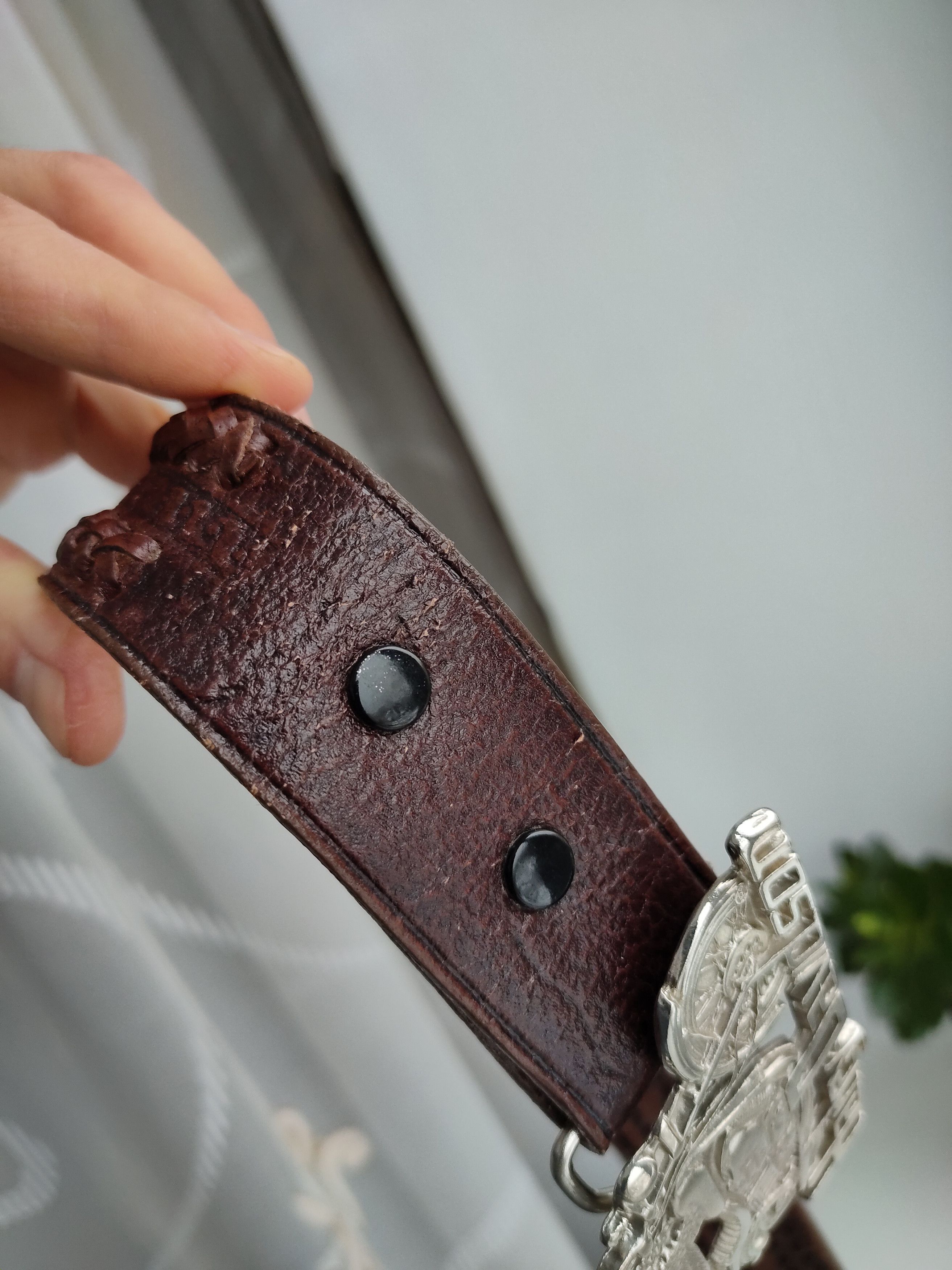 Harley Davidson Harley Davidson leather belt buckle HD motorcycle racing Size ONE SIZE - 11 Thumbnail