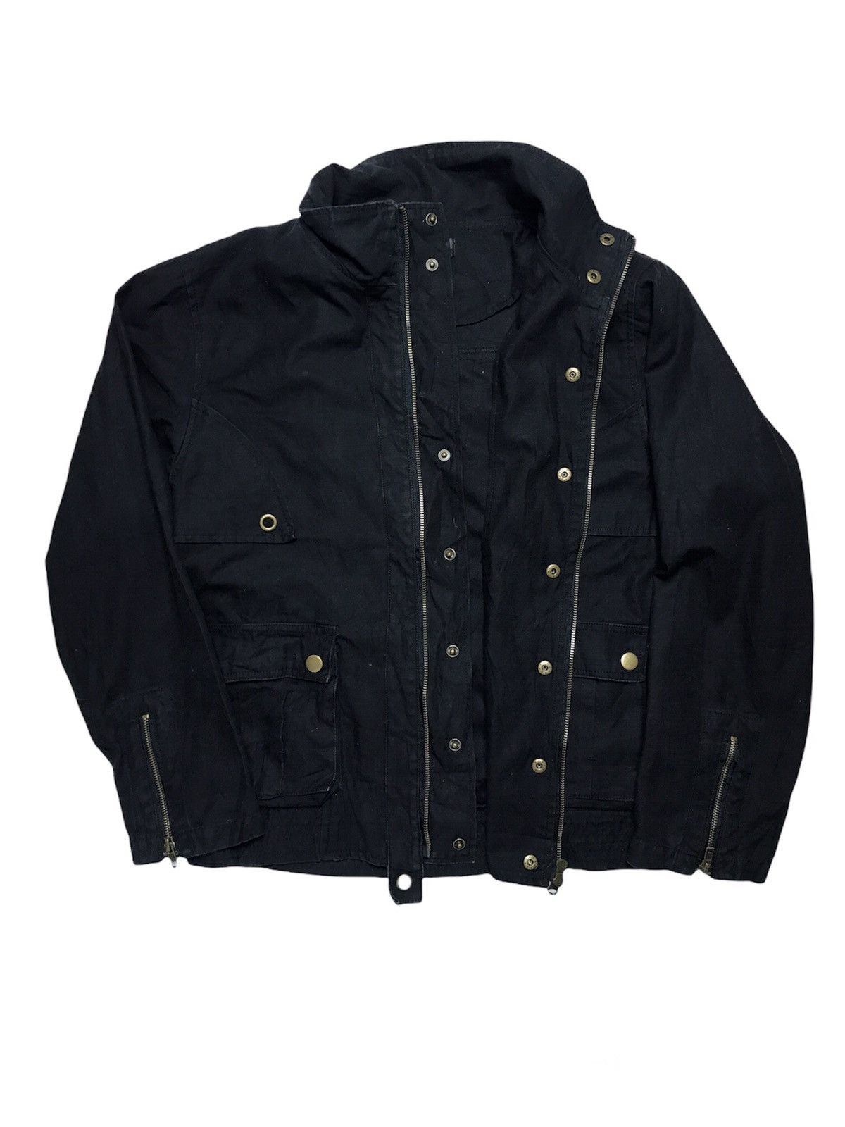 Japanese Brand A.G Homme Cotton Jacket Size US M / EU 48-50 / 2 - 2 Thumbnail