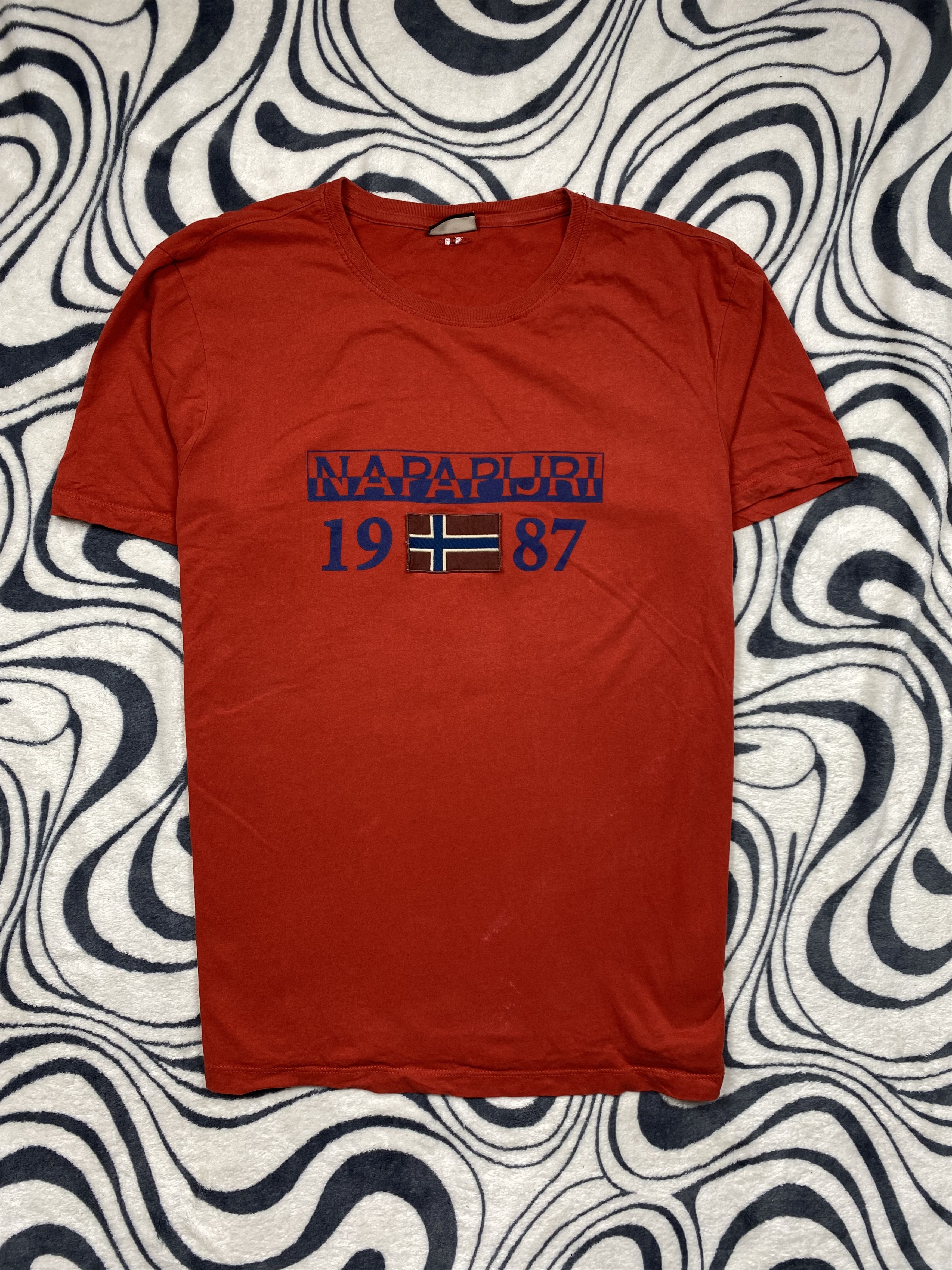 Napapijri × Vintage Napapijri Vintage Mens T-Shirt Tee Size US XL / EU 56 / 4 - 1 Thumbnail
