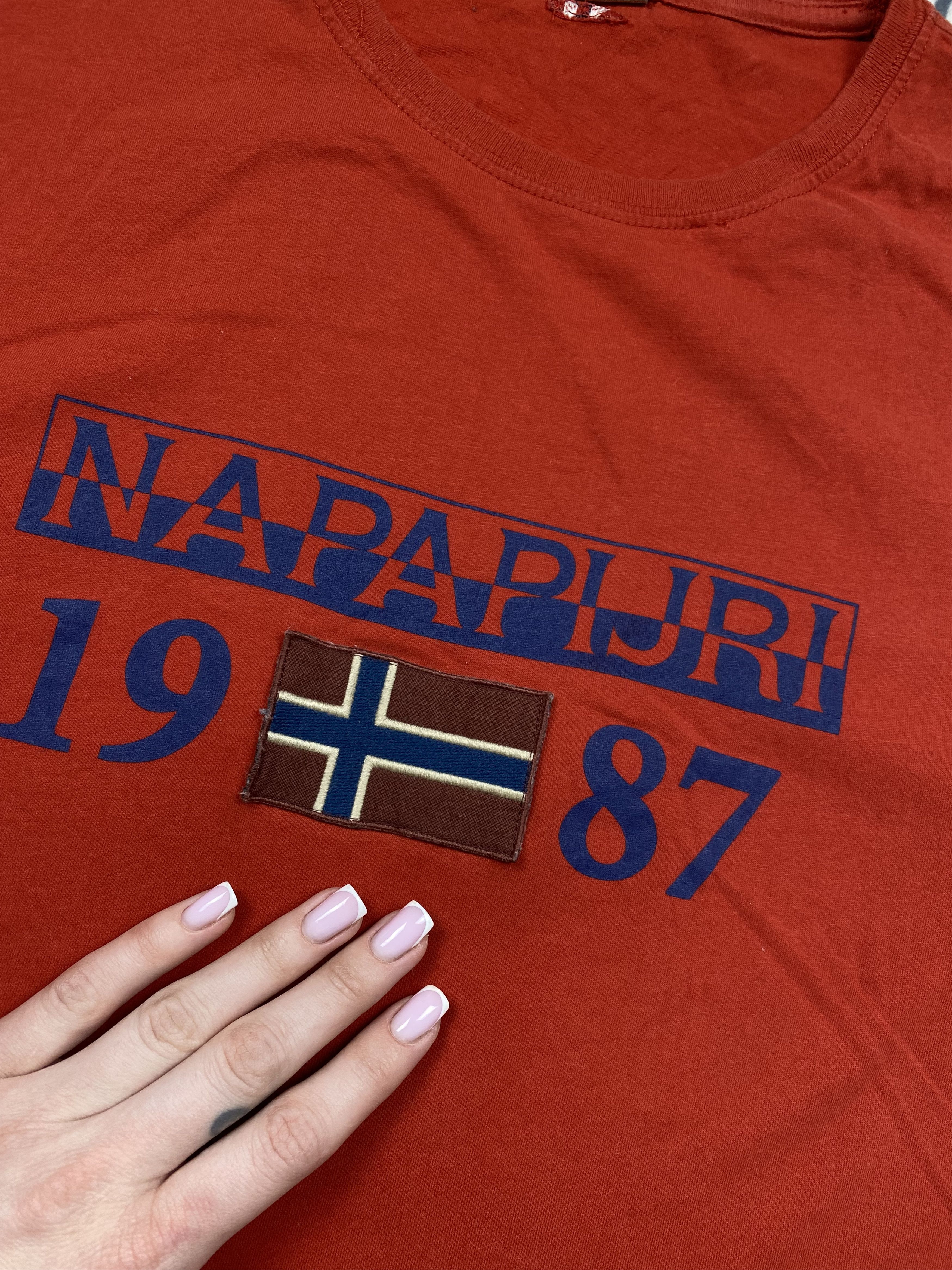Napapijri × Vintage Napapijri Vintage Mens T-Shirt Tee Size US XL / EU 56 / 4 - 3 Thumbnail