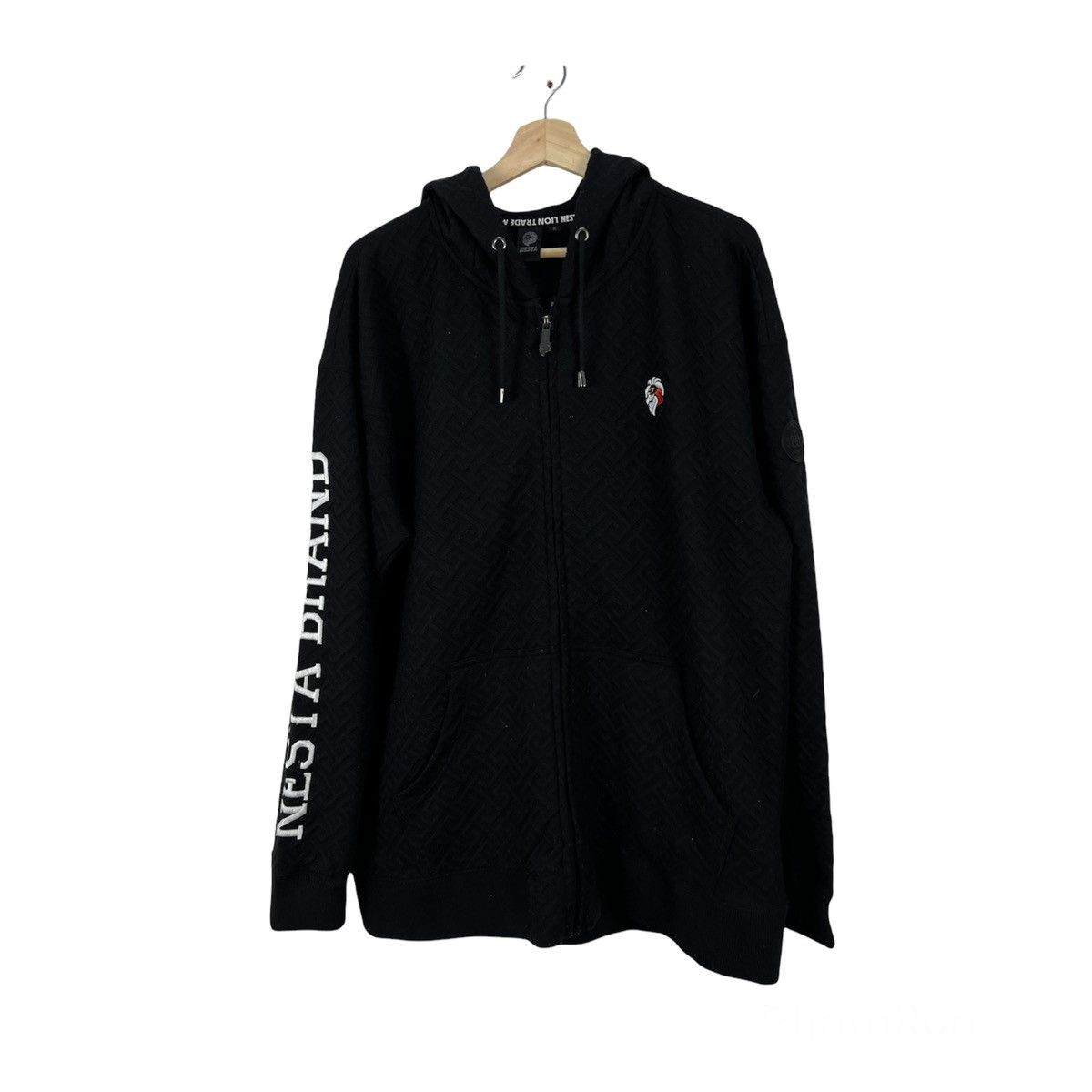 Japanese Brand RARE BLACK HOODIE NESTA RARE DESIGN Size US XL / EU 56 / 4 - 1 Thumbnail