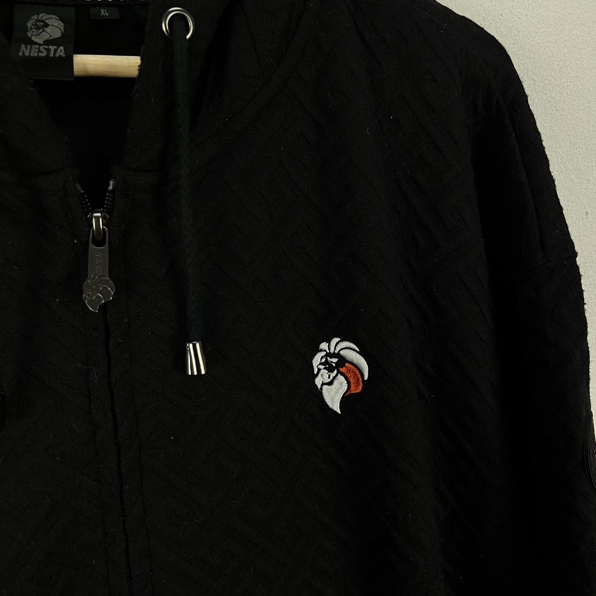 Japanese Brand RARE BLACK HOODIE NESTA RARE DESIGN Size US XL / EU 56 / 4 - 6 Thumbnail