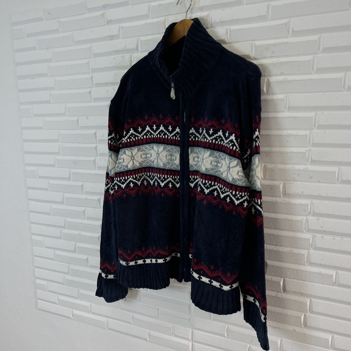 Japanese Brand VINTAGE ALASKO NAVAJO DESIGN ZIPPER JACKET Size US L / EU 52-54 / 3 - 2 Thumbnail