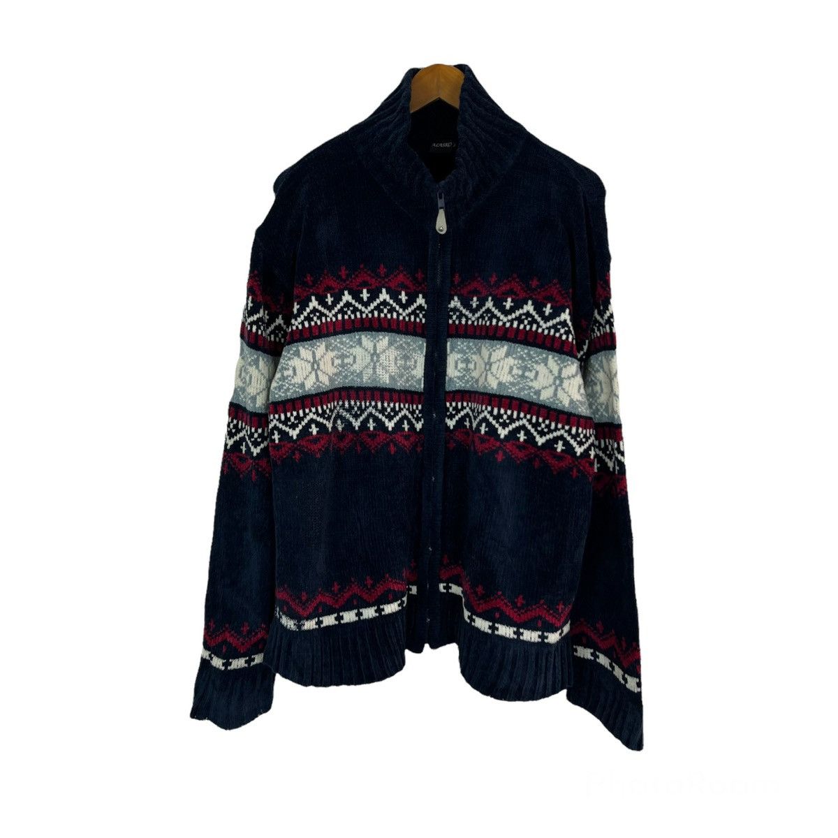 Japanese Brand VINTAGE ALASKO NAVAJO DESIGN ZIPPER JACKET Size US L / EU 52-54 / 3 - 1 Thumbnail