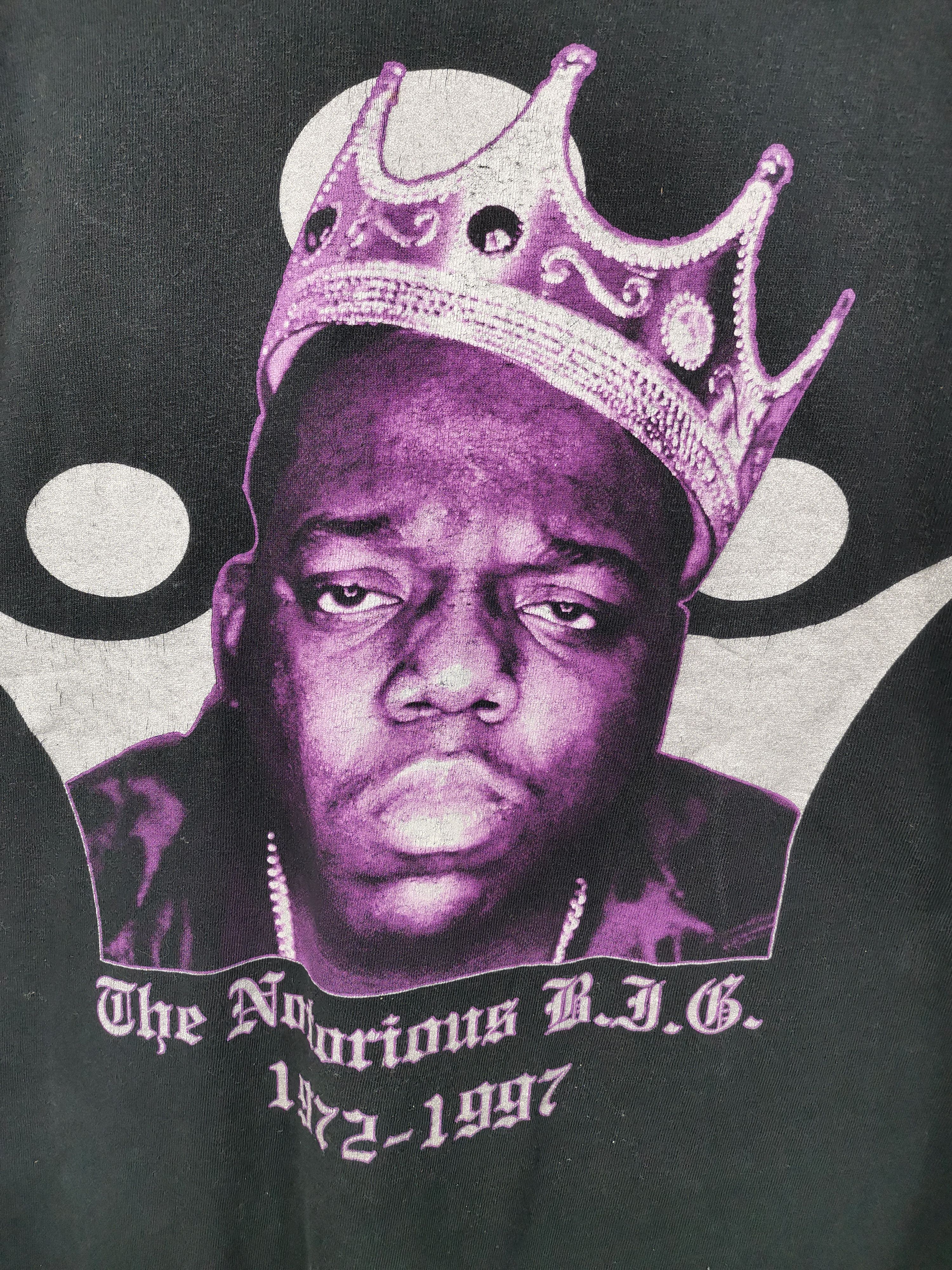 Rap Tees Vintage 90s The Notorious B.I.G Rapper Legend Shirt Size US L / EU 52-54 / 3 - 2 Thumbnail