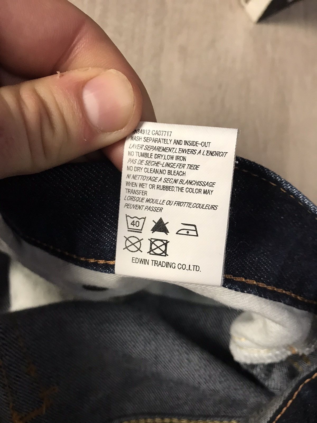 Edwin × Japanese Brand × Vintage 🔥Vintage Edwin 505 Selvage Denim jeans pants Size US 34 / EU 50 - 14 Thumbnail