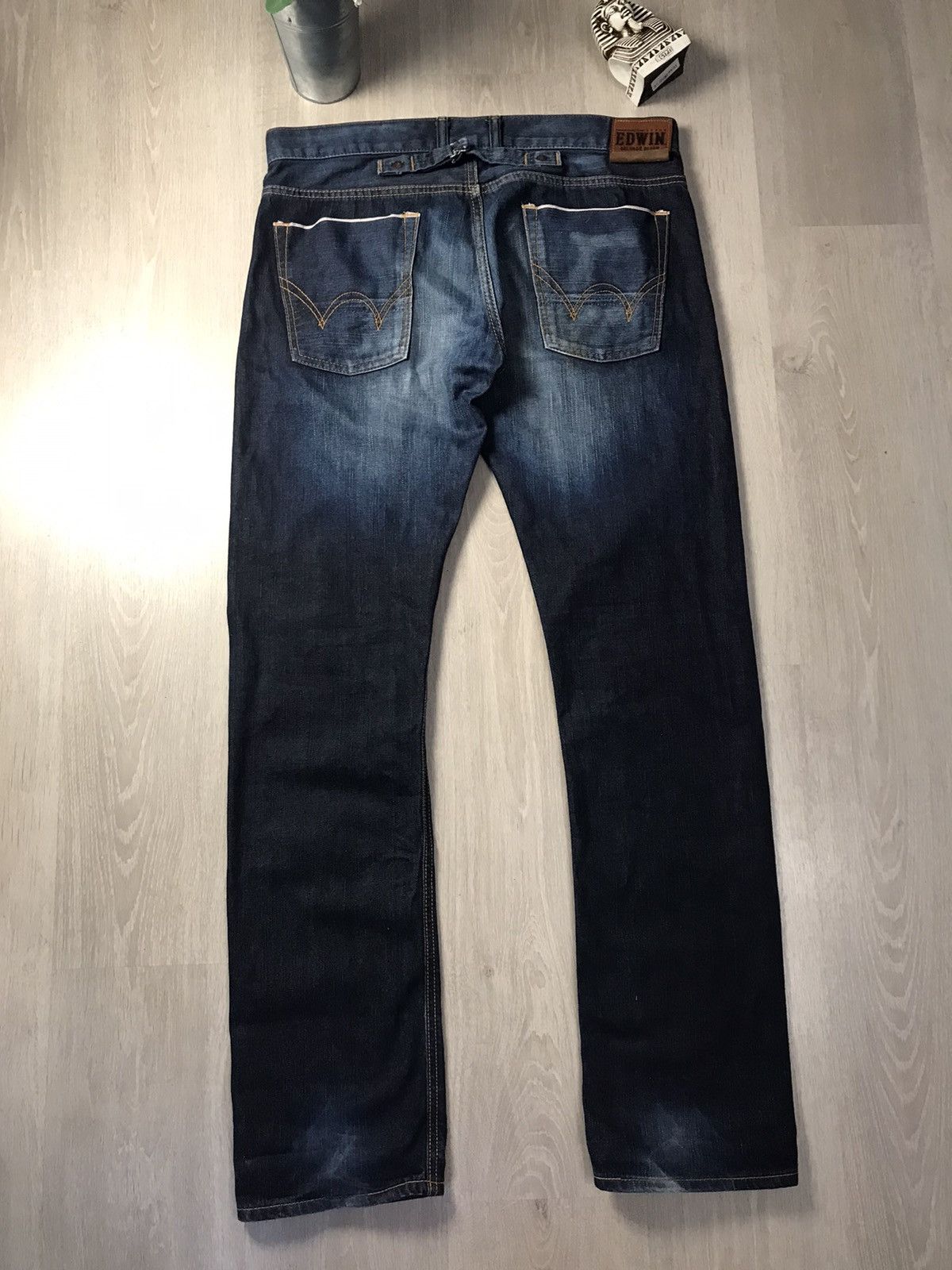 Edwin × Japanese Brand × Vintage 🔥Vintage Edwin 505 Selvage Denim jeans pants Size US 34 / EU 50 - 8 Thumbnail