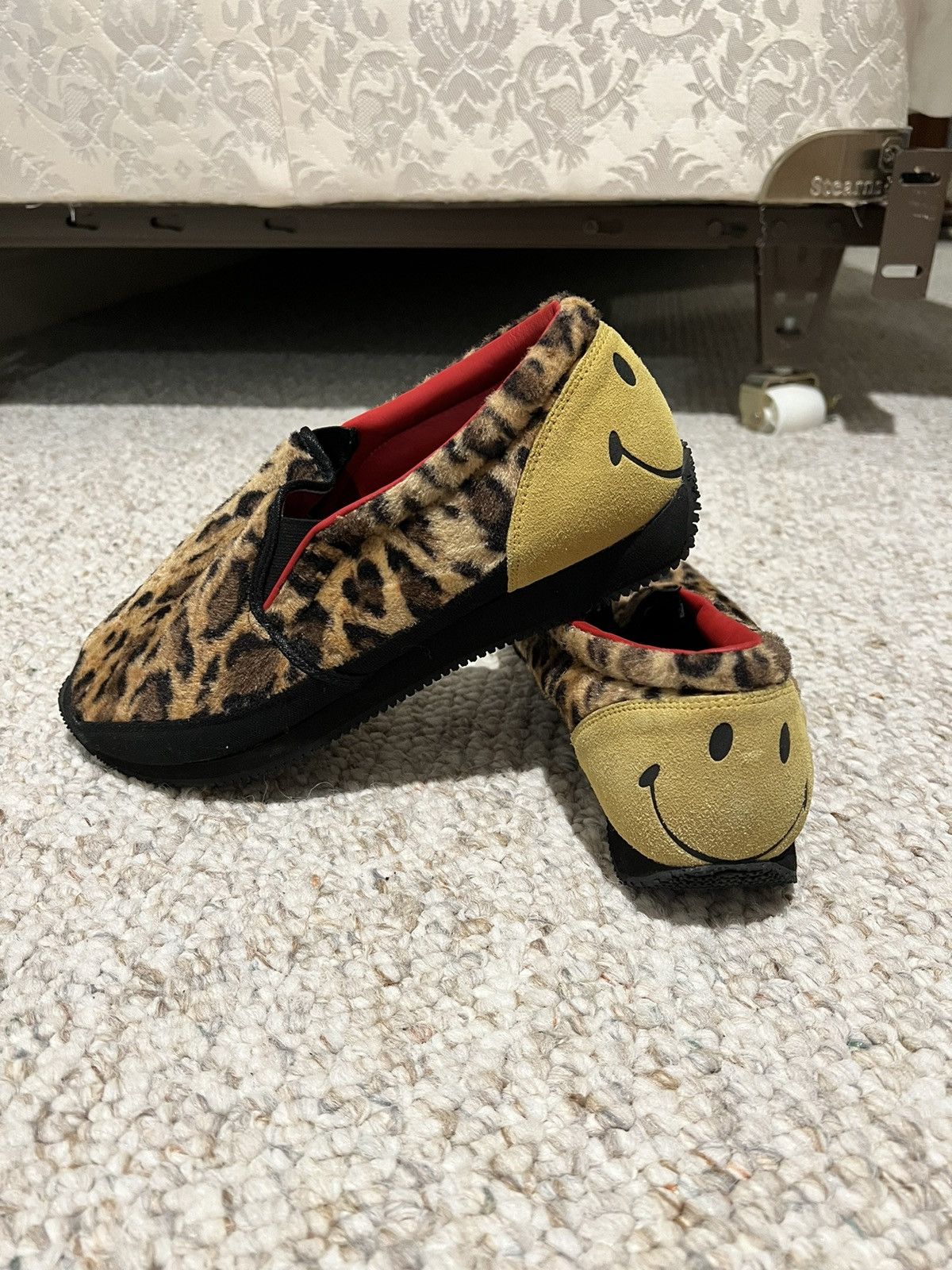 Kapital Kapital Leopard Print Smiley Hell Milan Slip On Sneakers Size US 9.5 / EU 42-43 - 2 Thumbnail