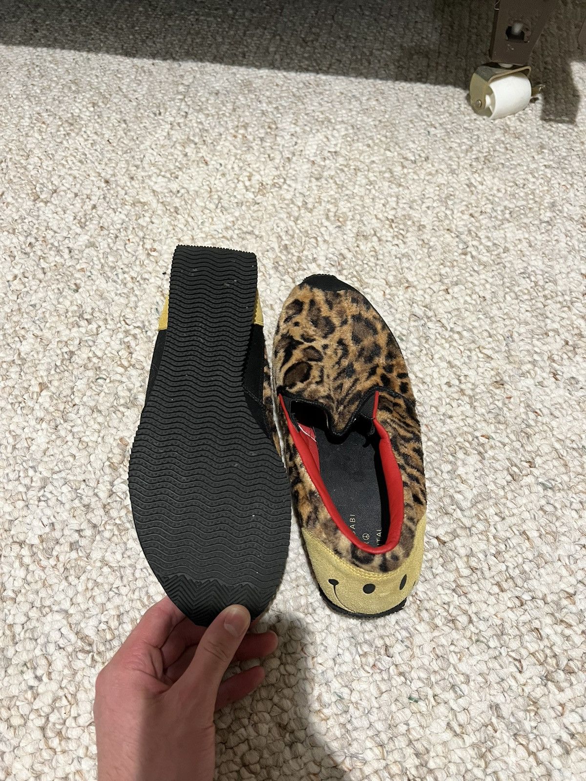 Kapital Kapital Leopard Print Smiley Hell Milan Slip On Sneakers Size US 9.5 / EU 42-43 - 3 Thumbnail