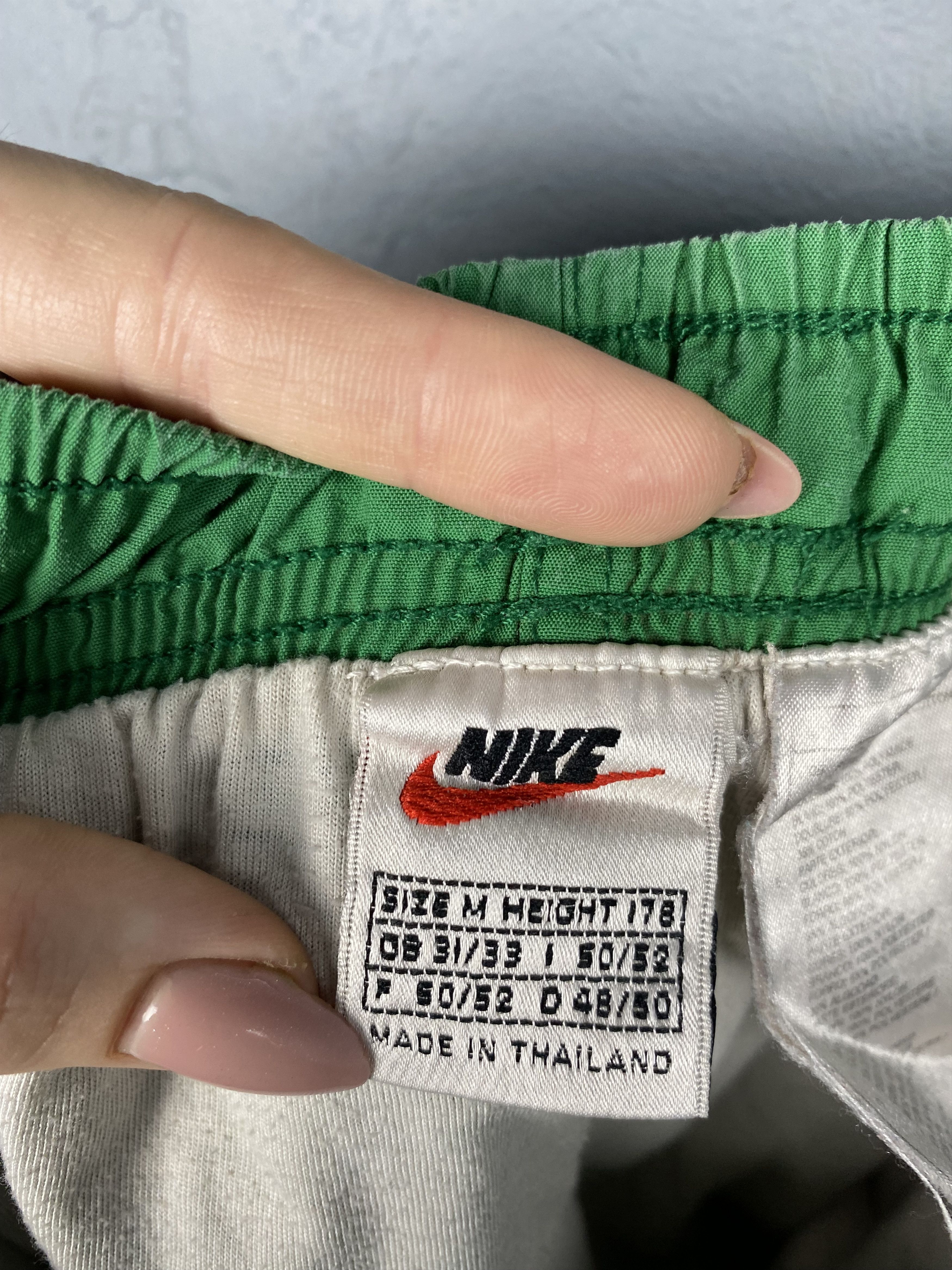 Nike × Vintage Nike 90s Vintage Nylon Mens Shorts Y2K Size US 32 / EU 48 - 5 Thumbnail