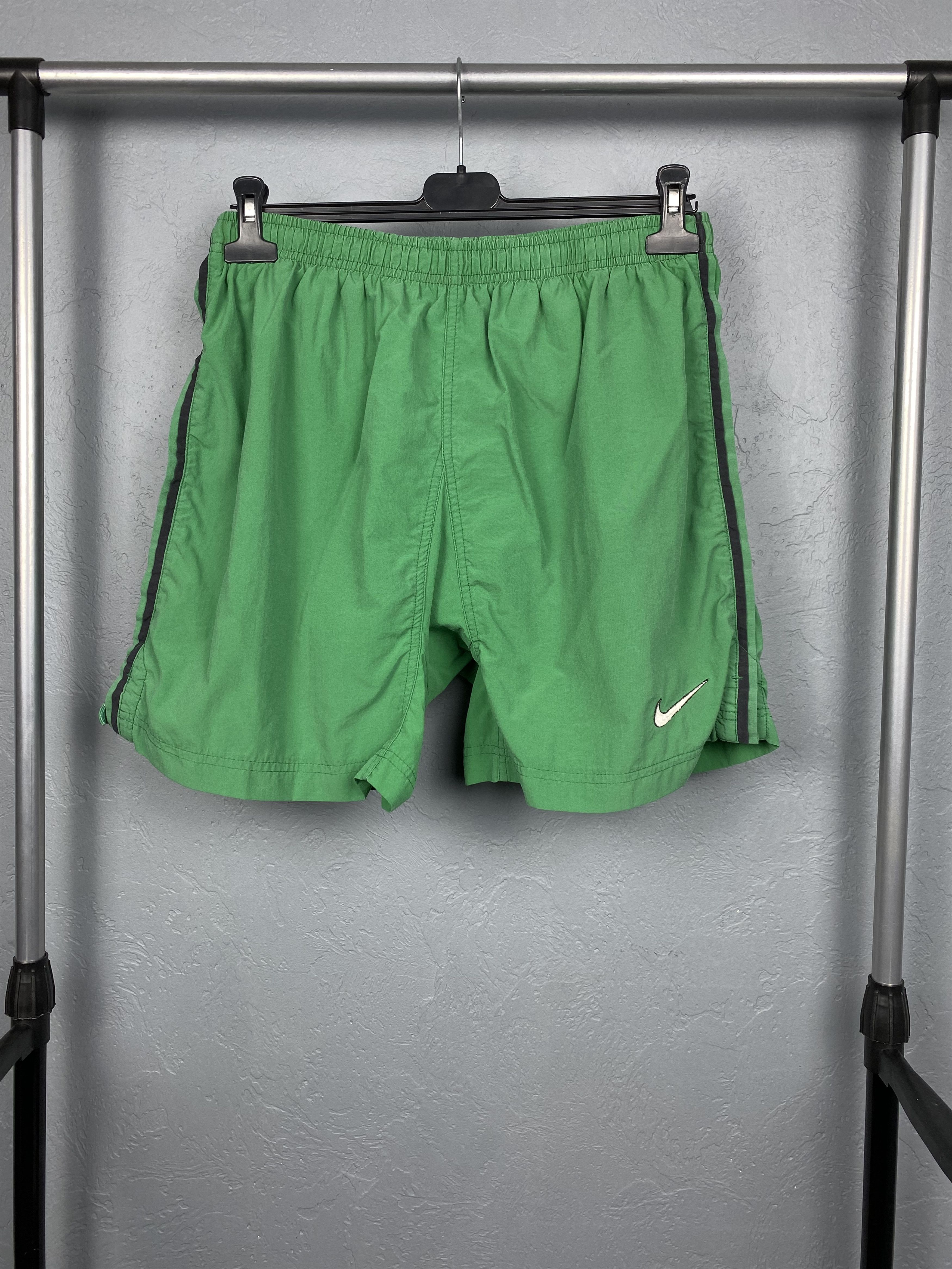 Nike × Vintage Nike 90s Vintage Nylon Mens Shorts Y2K Size US 32 / EU 48 - 1 Thumbnail