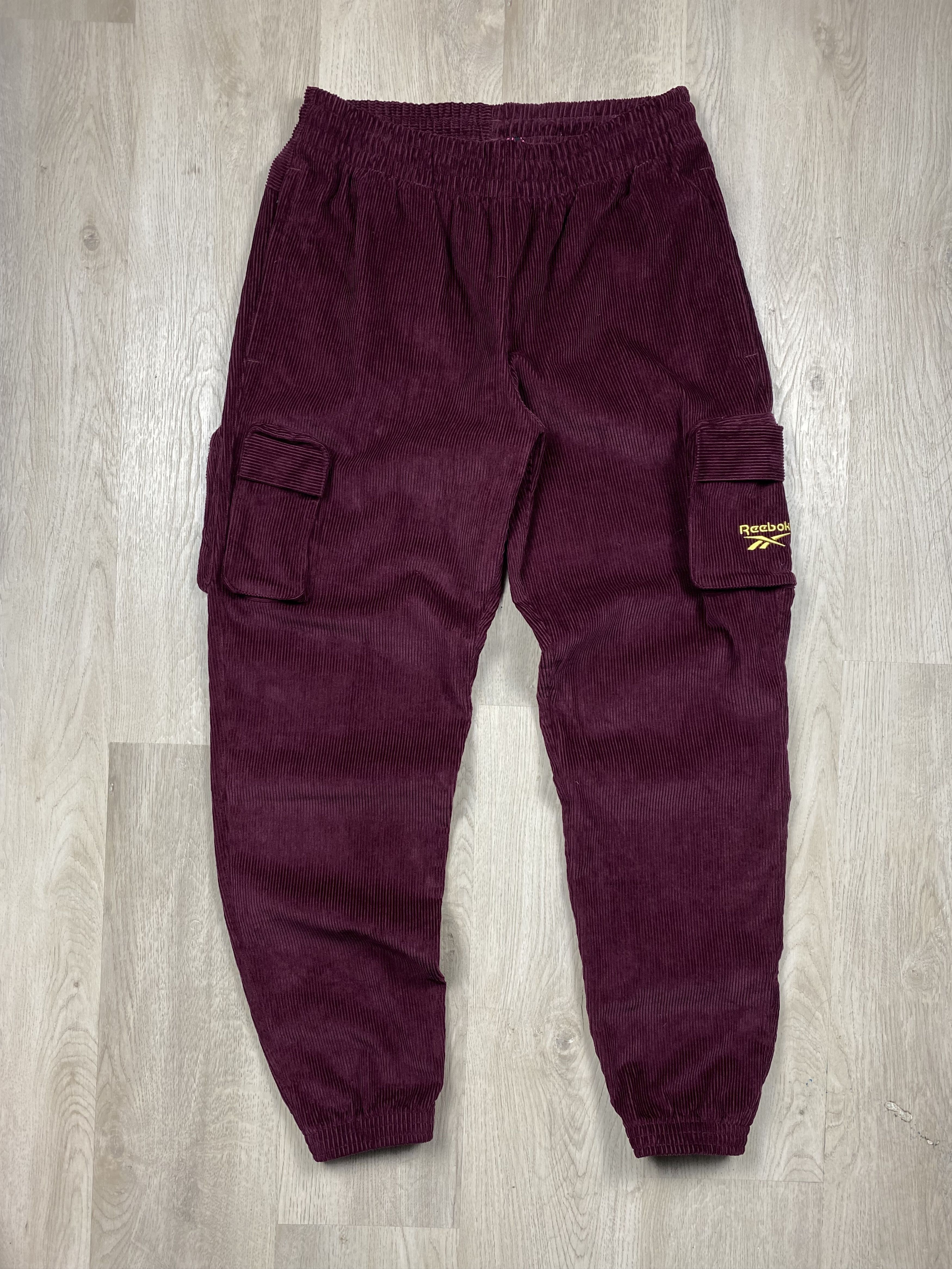 Reebok × Vintage Reebok Corduroy Cargo Pants Size US 32 / EU 48 - 1 Thumbnail