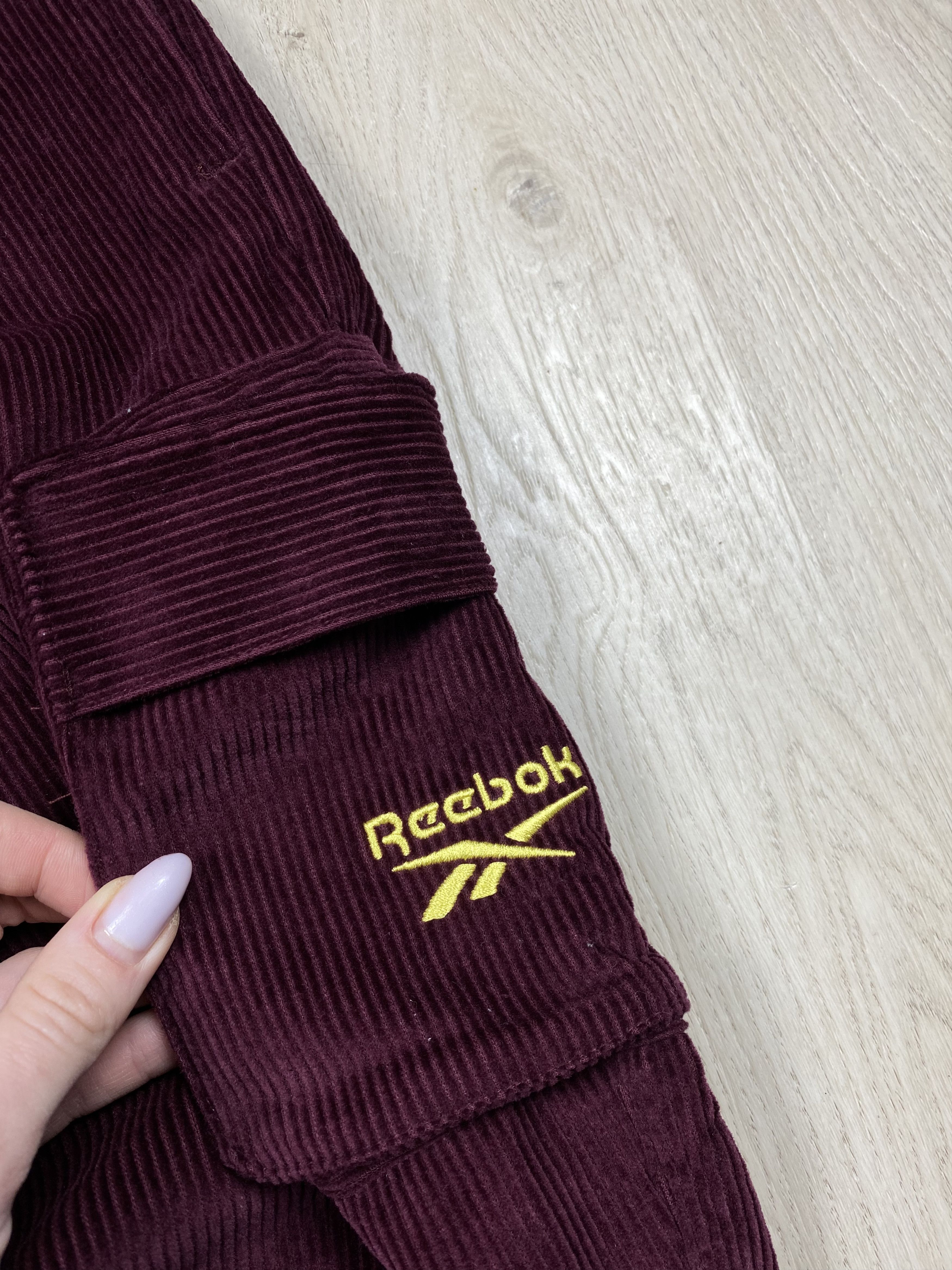 Reebok × Vintage Reebok Corduroy Cargo Pants Size US 32 / EU 48 - 3 Thumbnail
