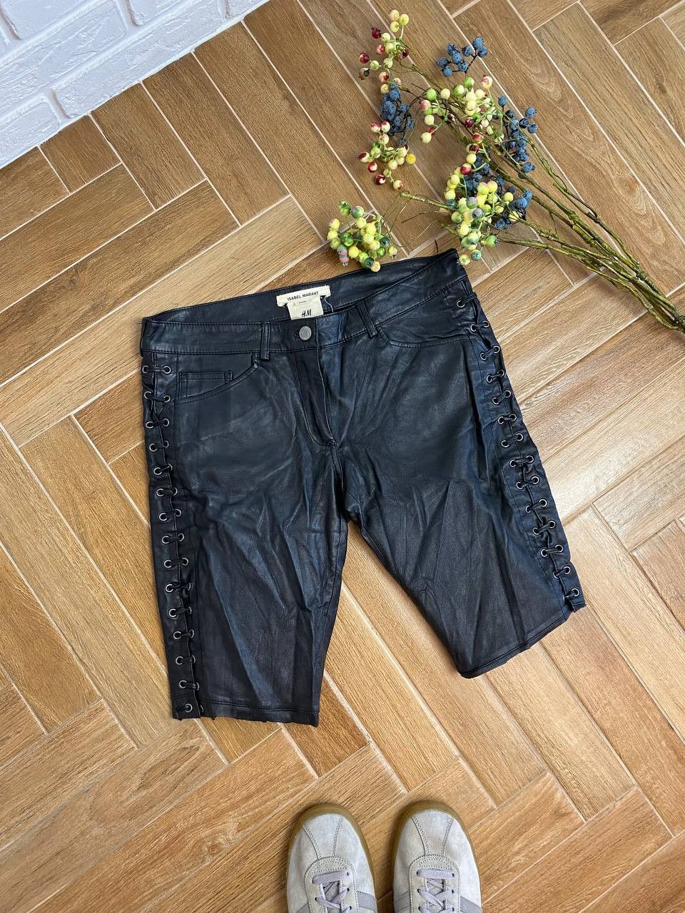 Vintage Isabel Marant x HM Leather Shorts Y2K