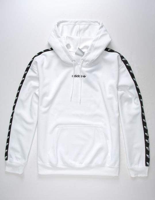 Adidas tnt hotsell tape hoodie white