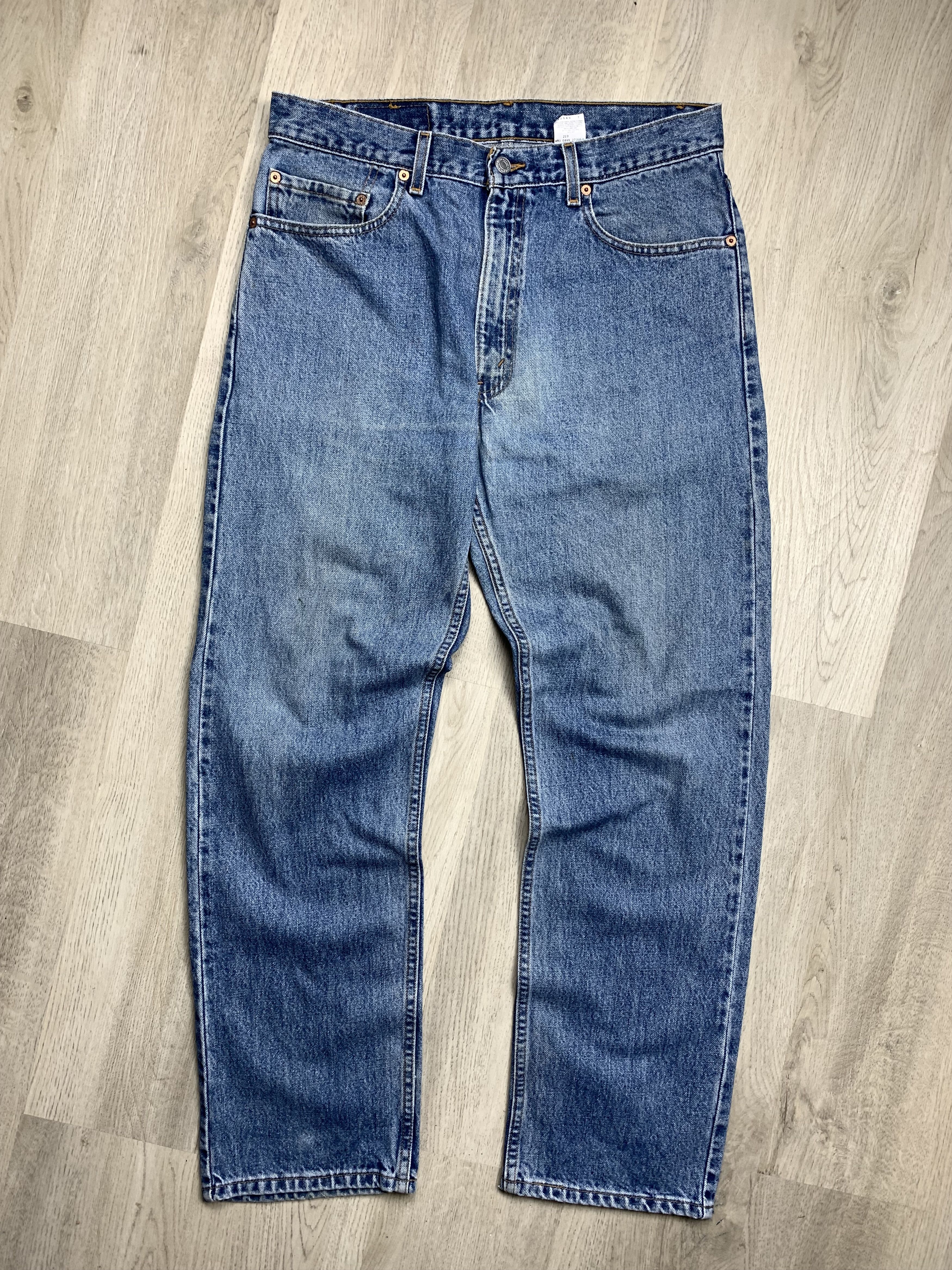 Levi's Levis 505 90s Vintage Blue Denim Pants Jeans Size US 34 / EU 50 - 6 Thumbnail