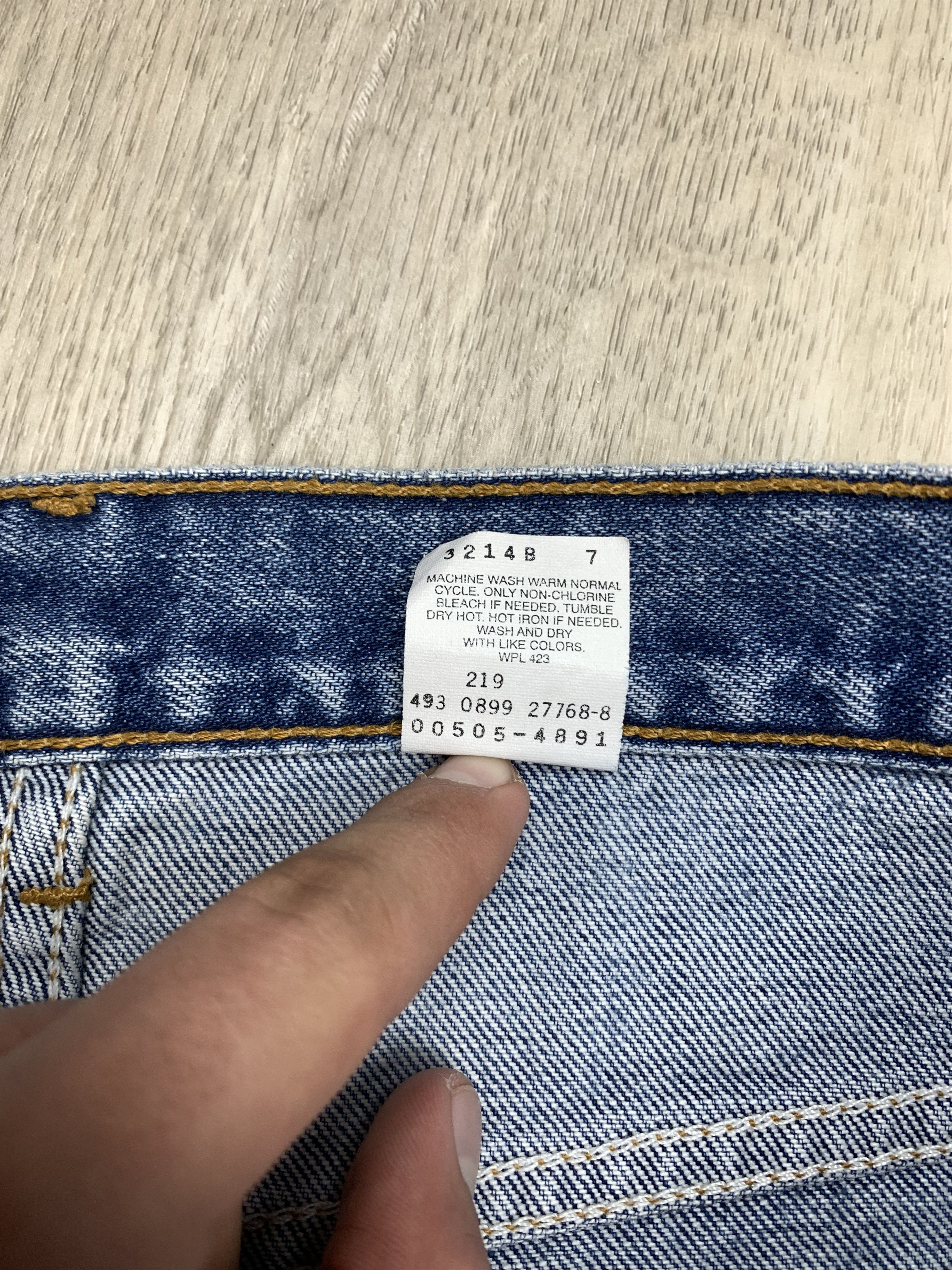 Levi's Levis 505 90s Vintage Blue Denim Pants Jeans Size US 34 / EU 50 - 9 Thumbnail