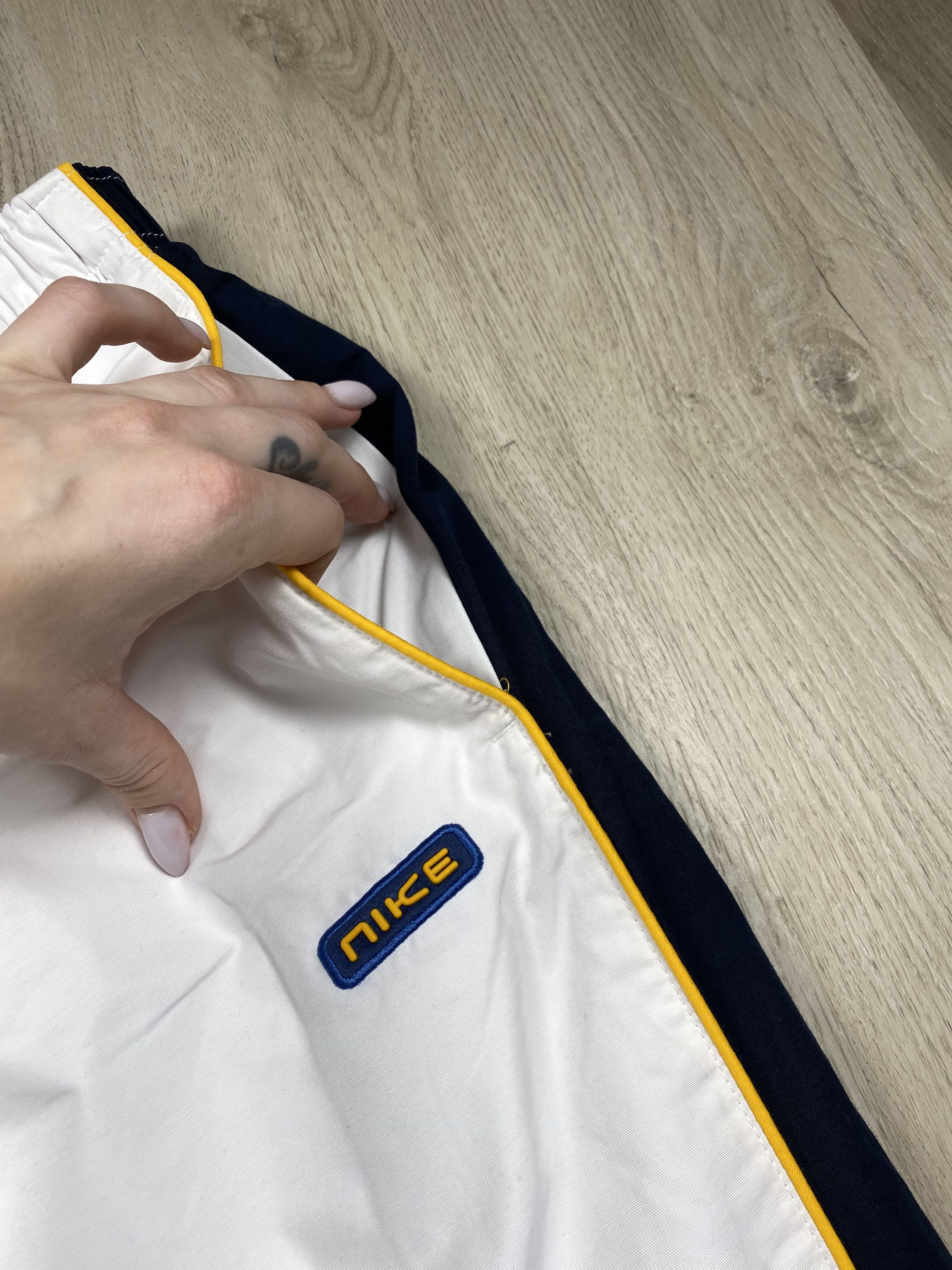 Nike × Vintage Nike Vintage Mens Nylon Baggy Pants Y2K Drill style Size US 36 / EU 52 - 3 Thumbnail