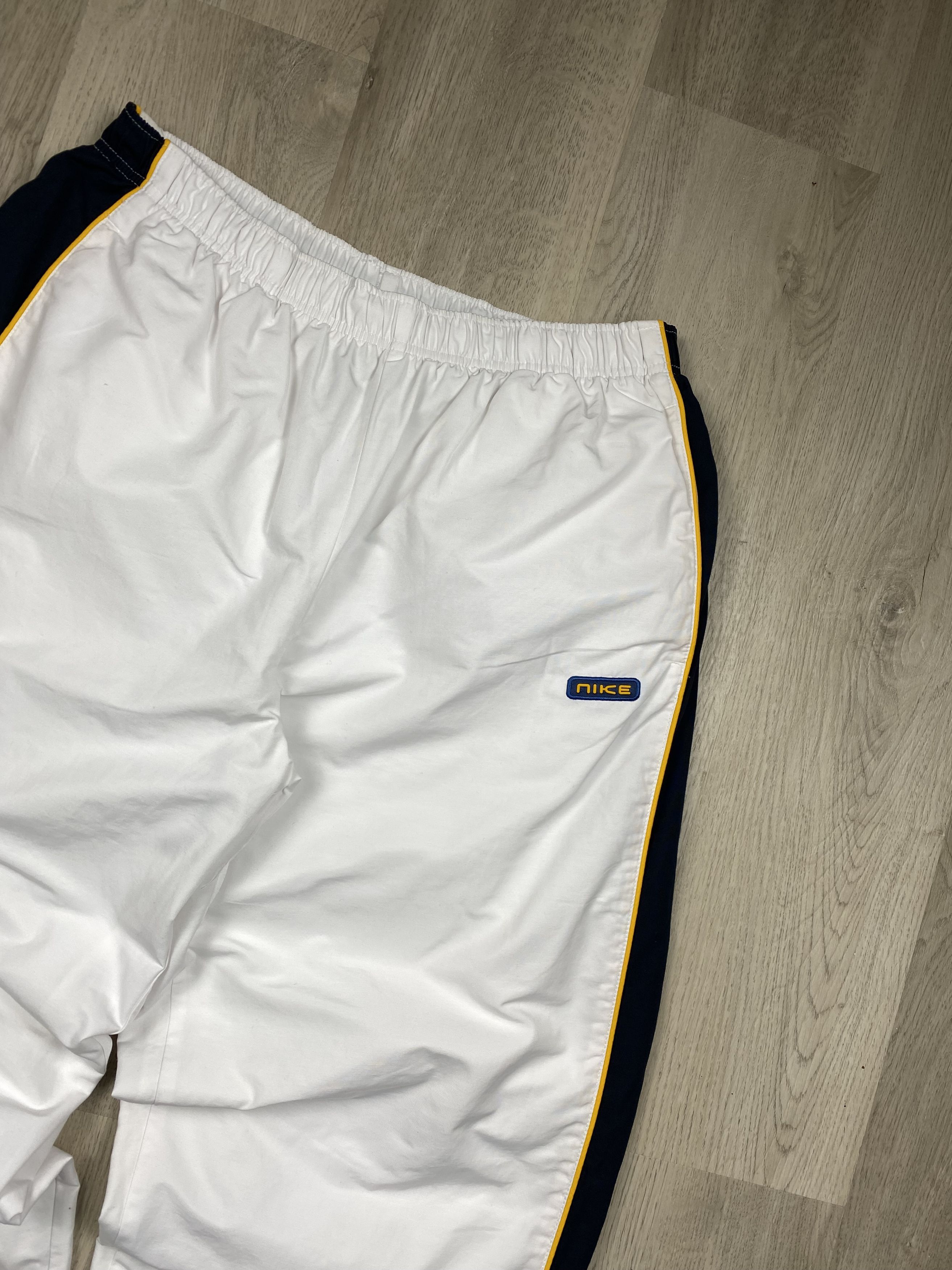 Nike × Vintage Nike Vintage Mens Nylon Baggy Pants Y2K Drill style Size US 36 / EU 52 - 2 Thumbnail