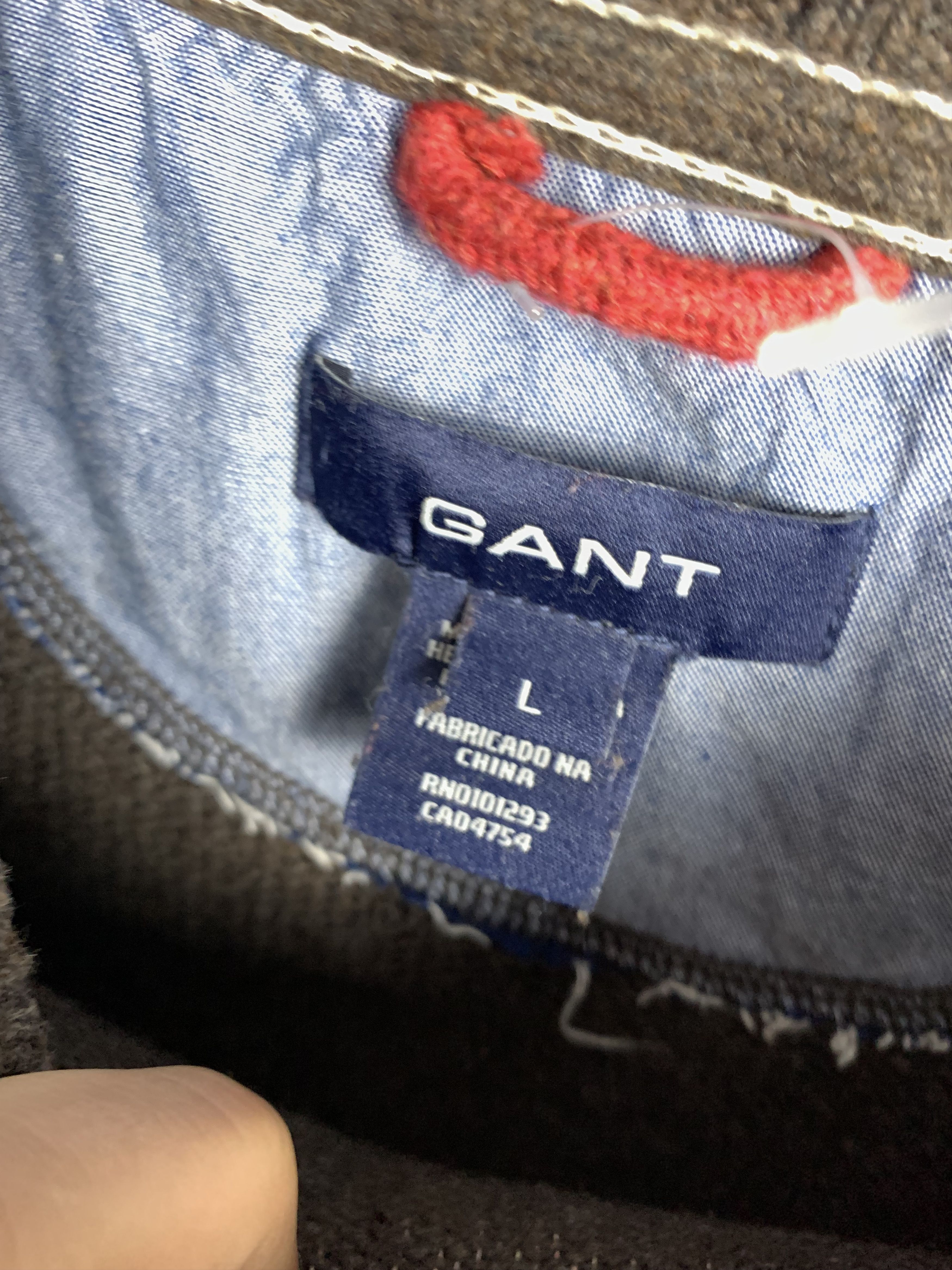 Gant Gant USA Vintage Big Logo Mens Knit Sweater Size US L / EU 52-54 / 3 - 4 Thumbnail