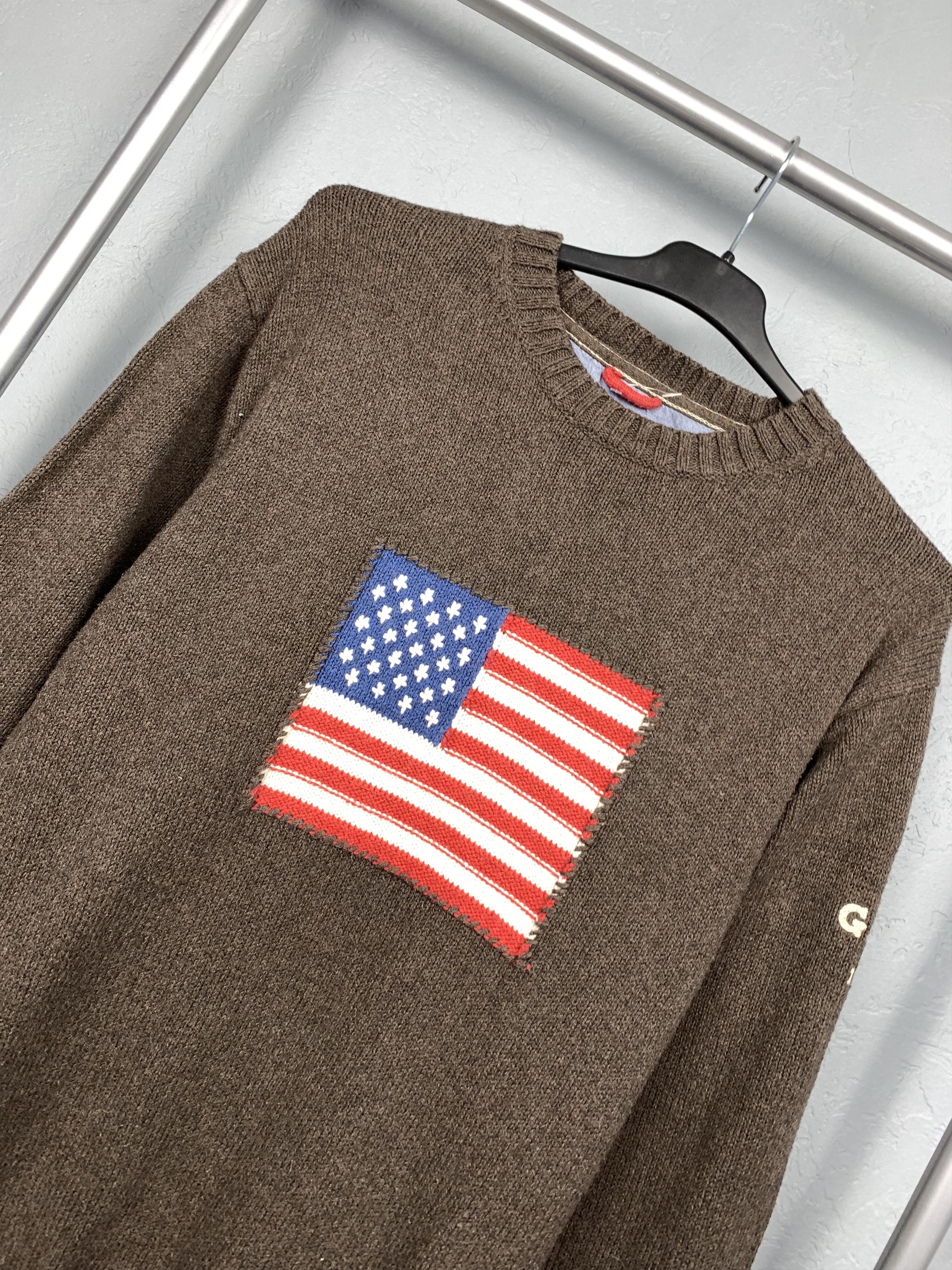 Gant Gant USA Vintage Big Logo Mens Knit Sweater Size US L / EU 52-54 / 3 - 2 Thumbnail
